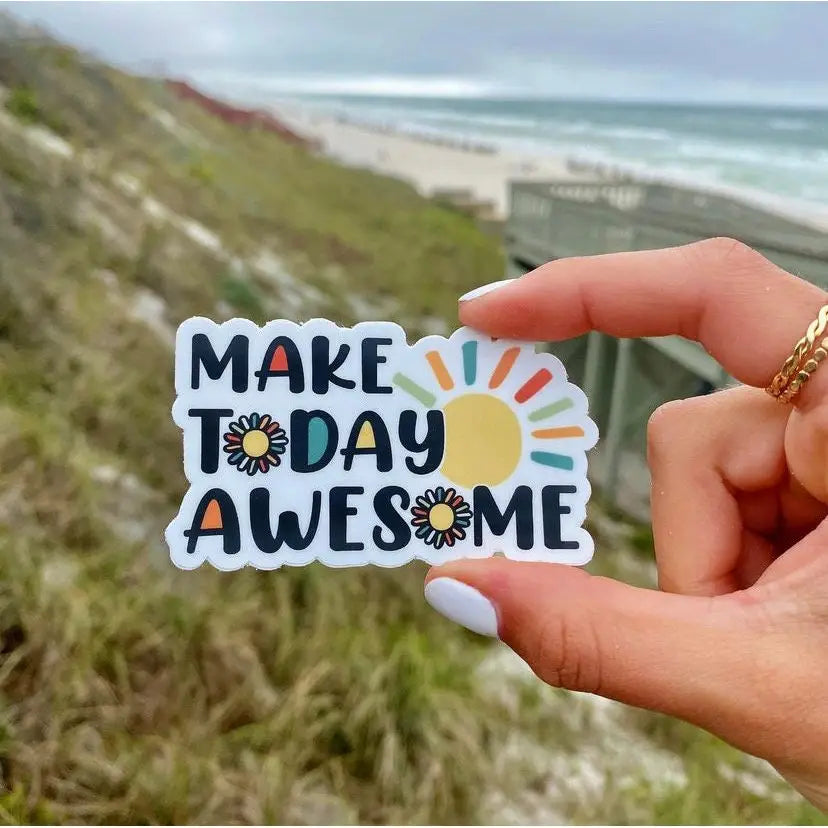 Sunny Make Today Awesome Sticker