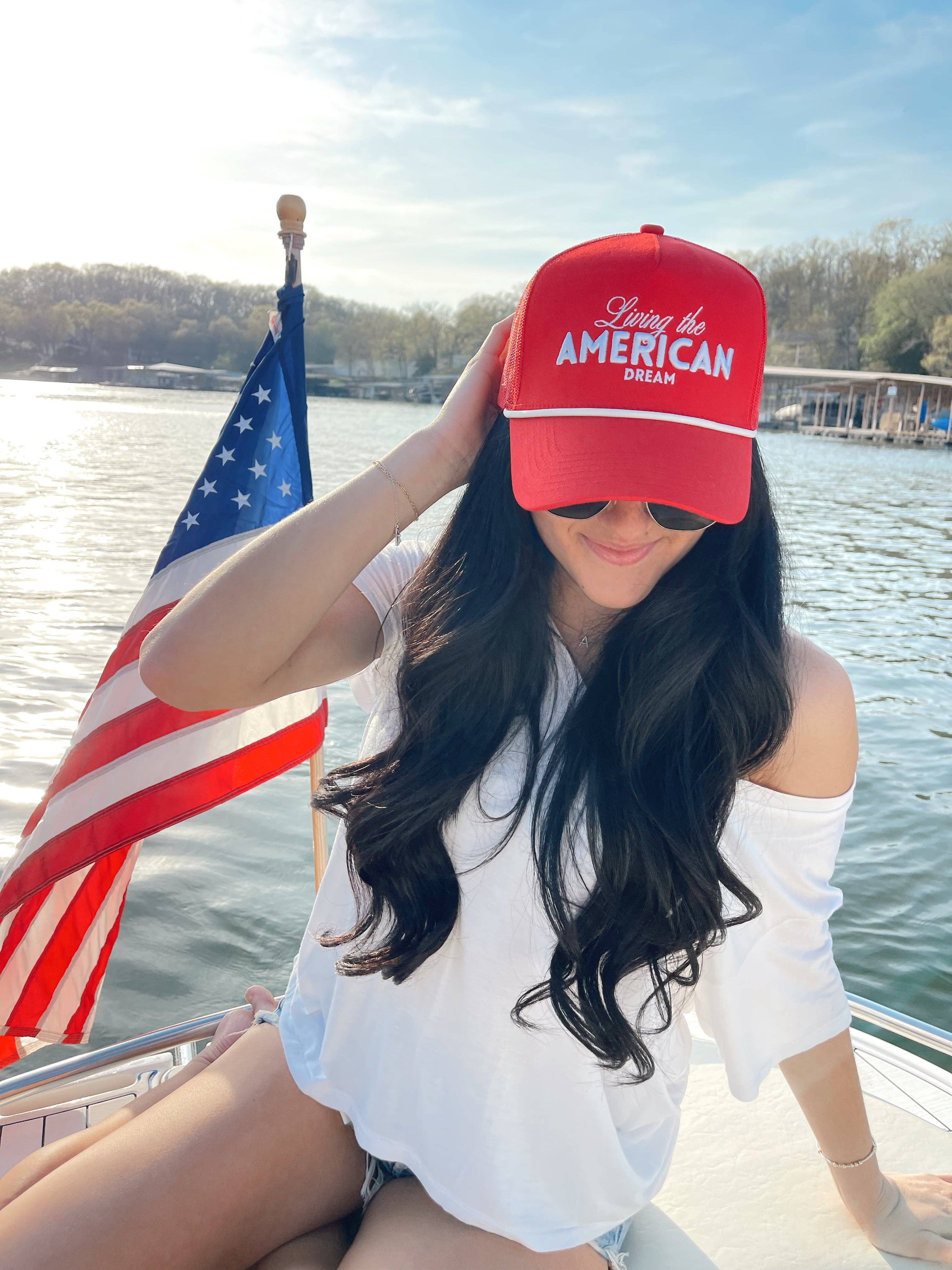 KENZKUSTOMZ American Dream Trucker Hat | Red