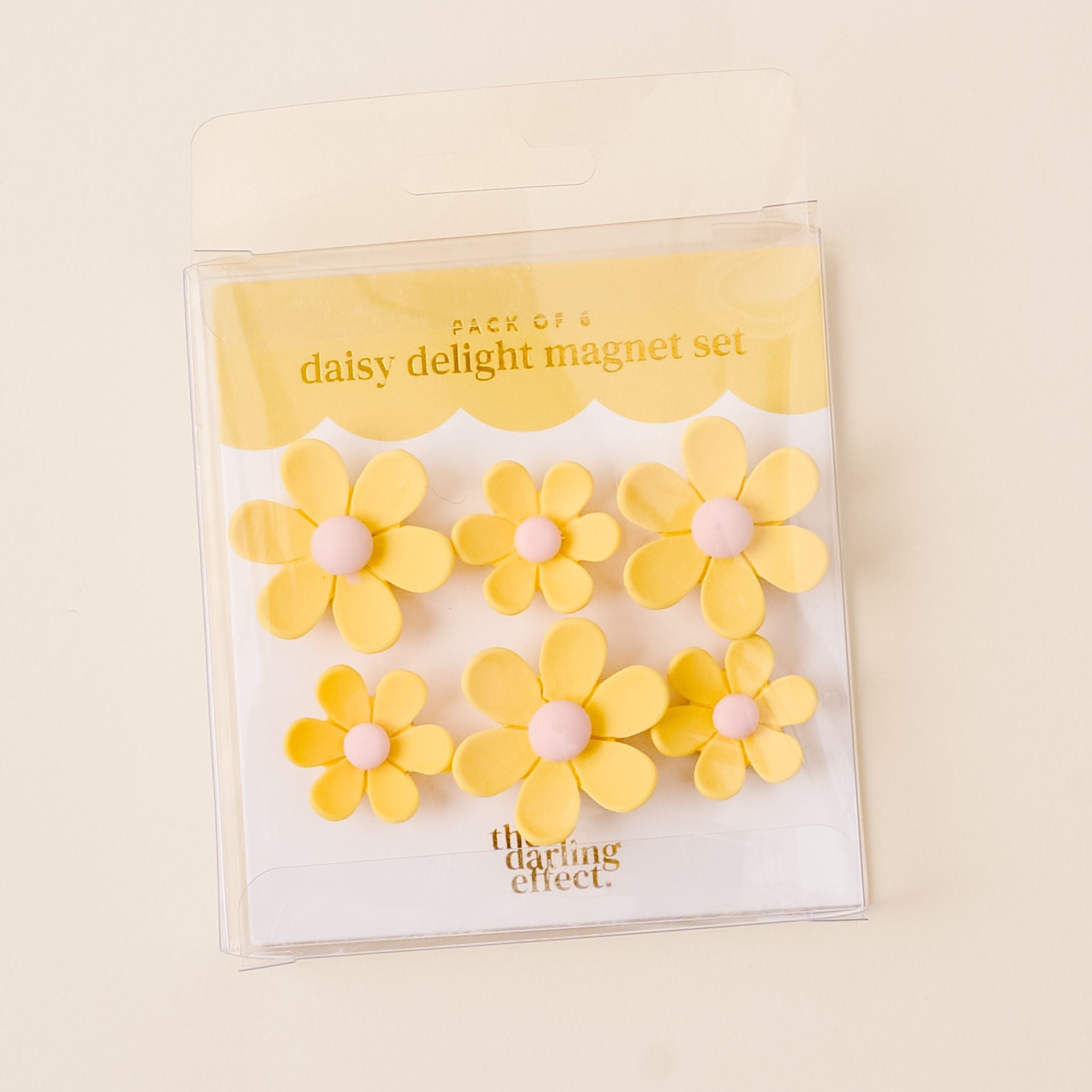 Daisy Delight Magnet Set | Yellow