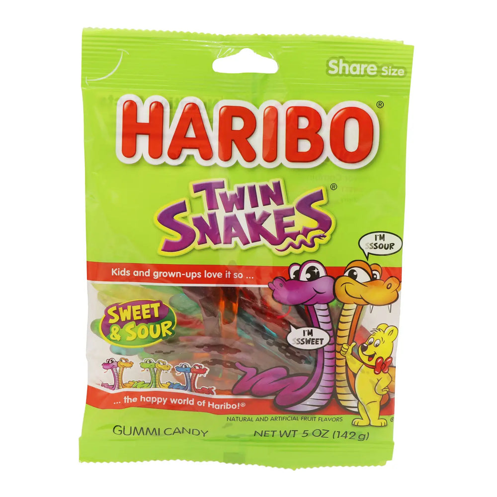 Haribo Twin Snakes 5oz.