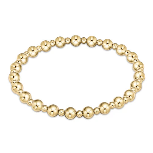 enewton classic grateful pattern 5mm bead bracelet | gold