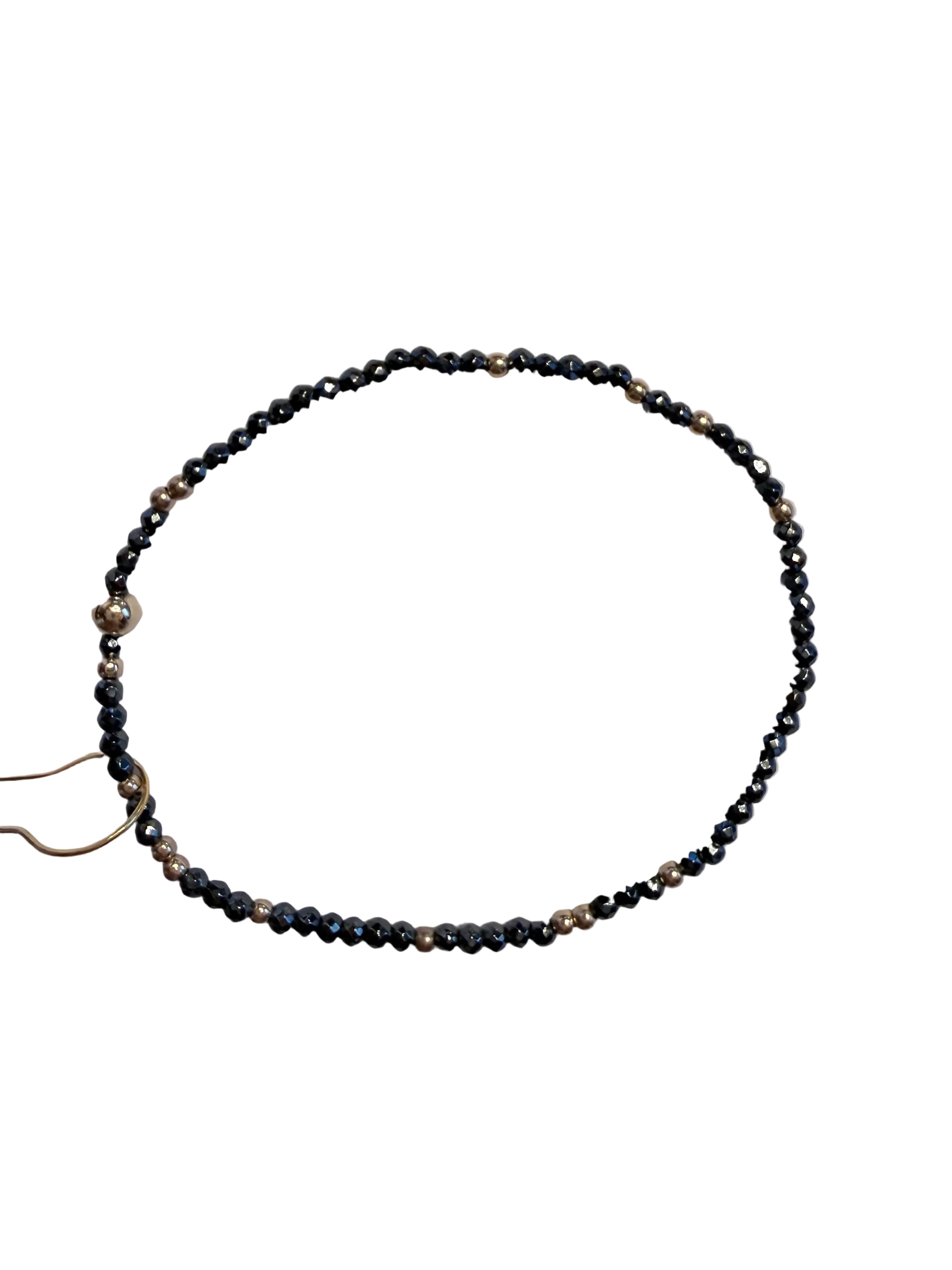 enewton Hope Unwritten 2mm Bead Bracelet | Faceted Hematite