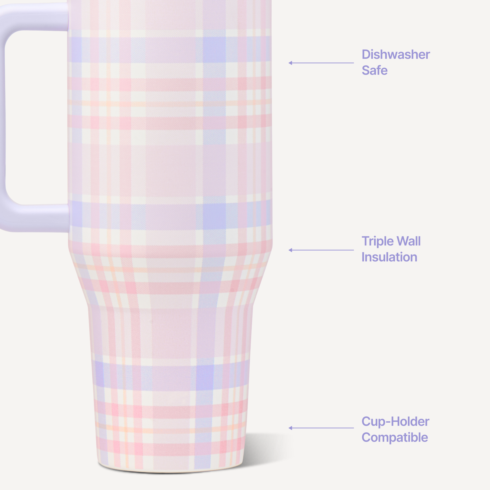 HydroJug 32 oz Traveler Tumbler | Lavender Dreams