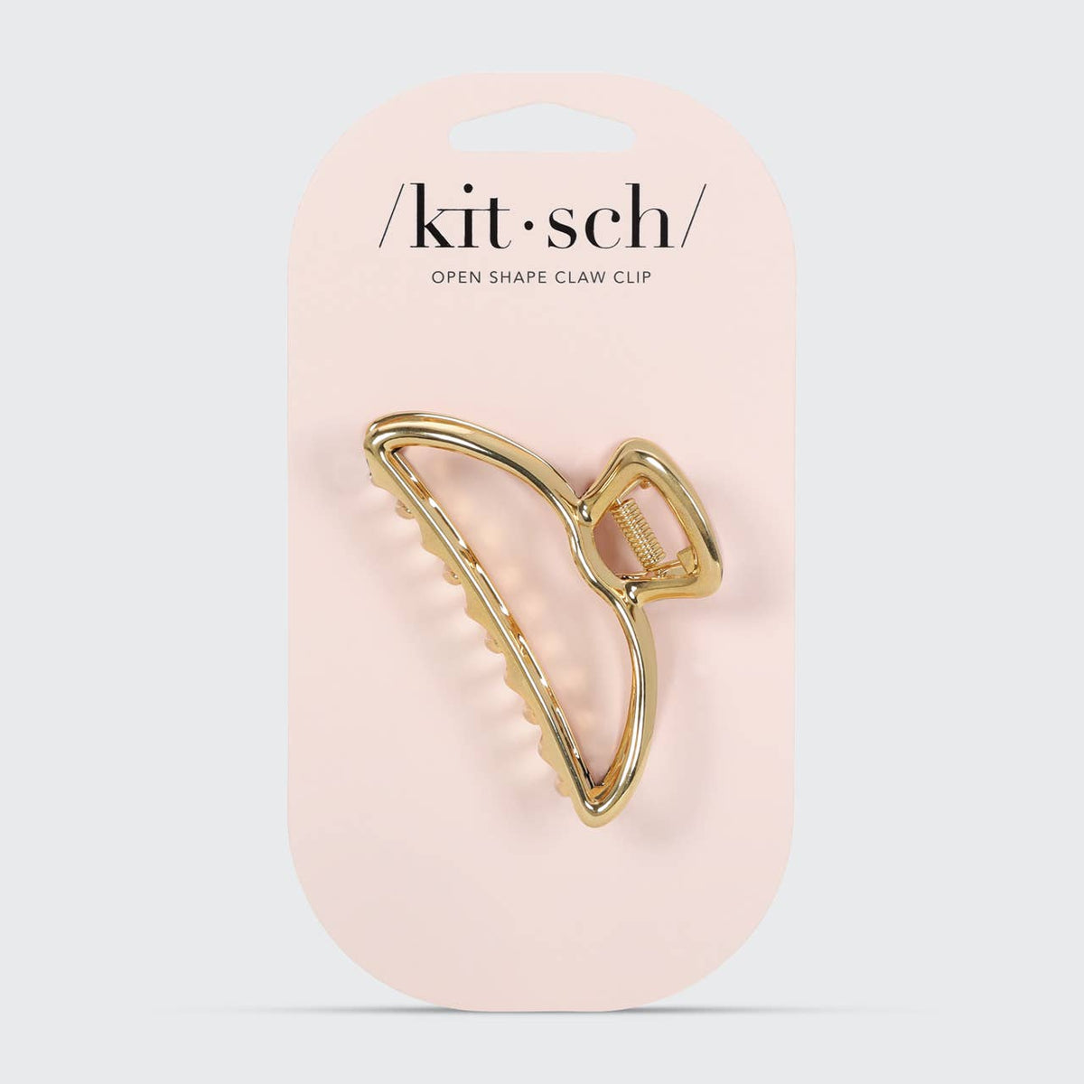 Open Shape Claw Clip | Gold