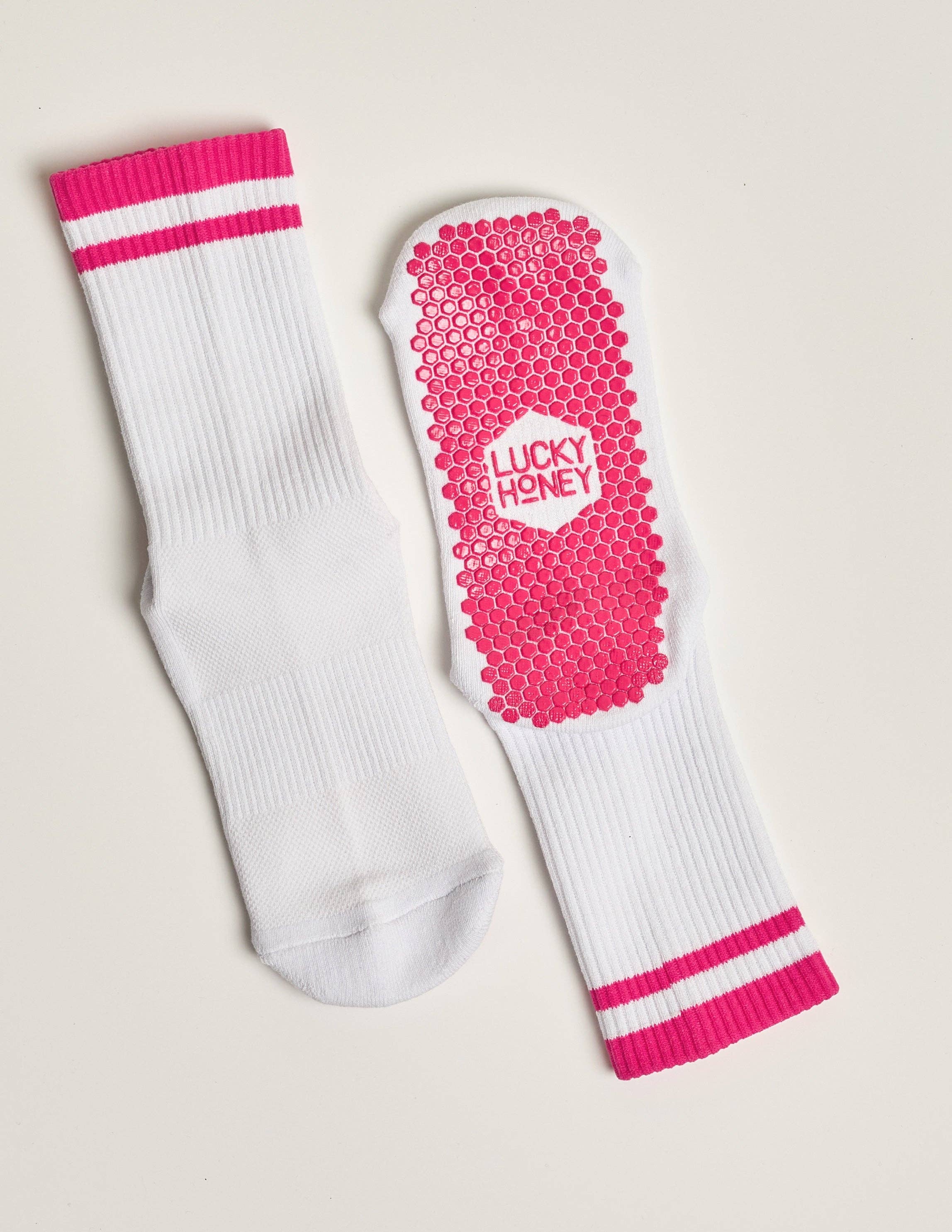 The Koda Grip Sock | Hot Pink