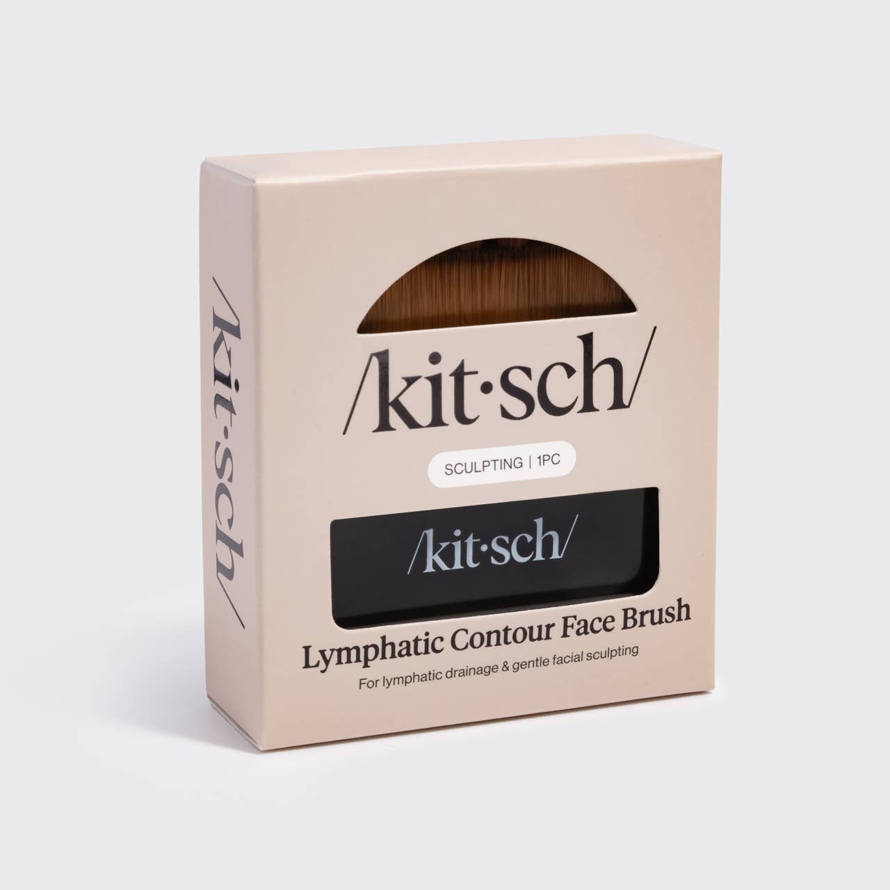 Kitsch Lymphatic Contour Face Brush | Black