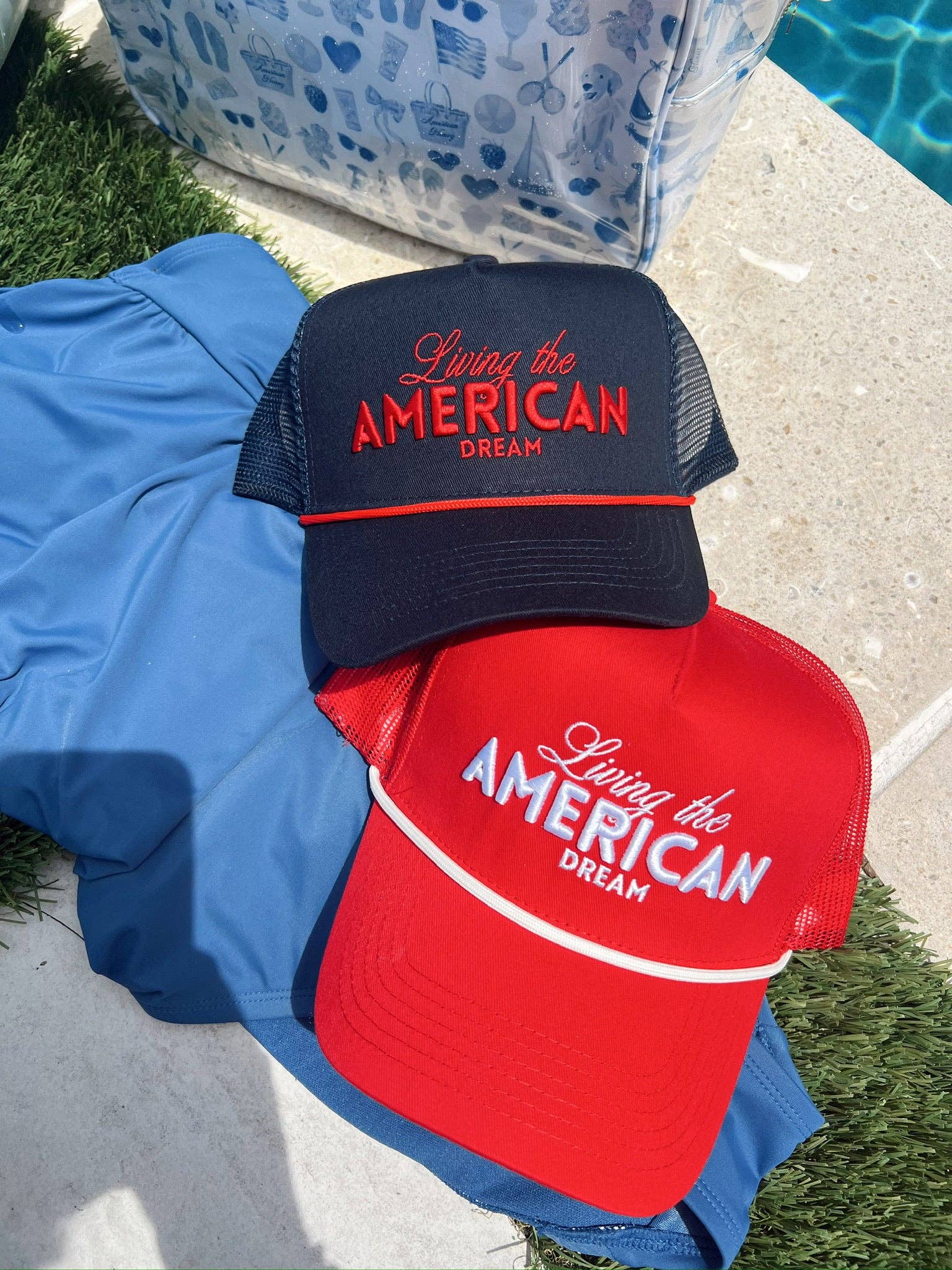 KENZKUSTOMZ American Dream Trucker Hat | Red