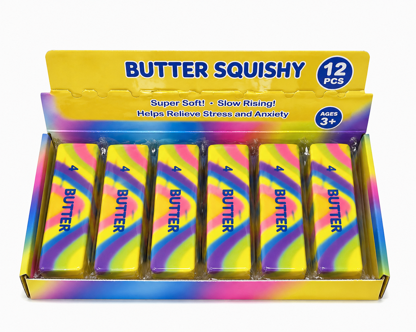 Butter Squishy | Rainbow E
