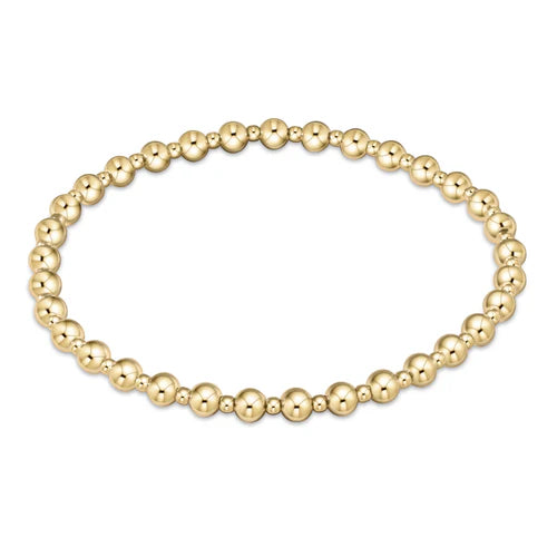 enewton classic gold bead bracelet | 4mm