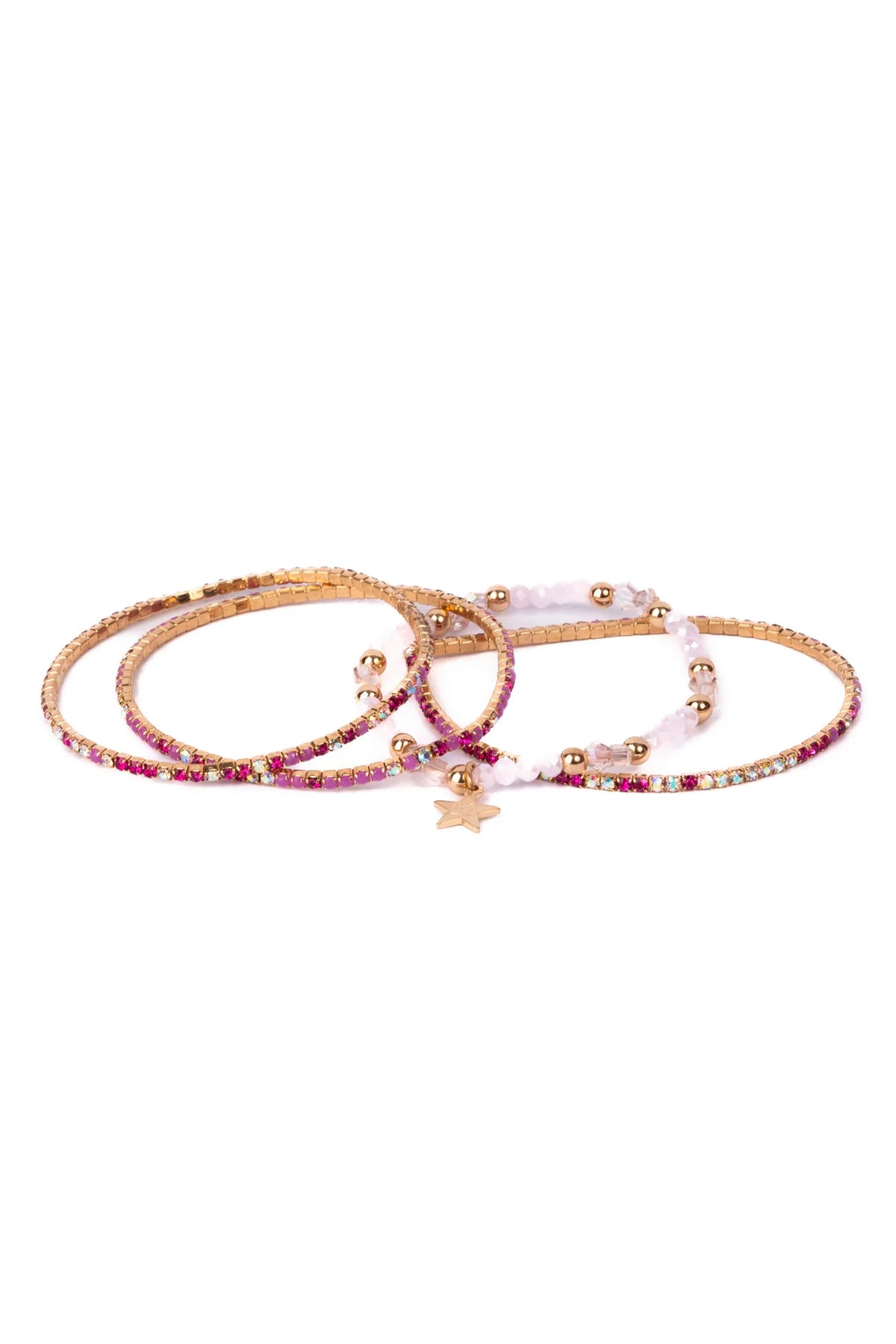 90023 Boutique Glam Girl Bracelet 4pc.
