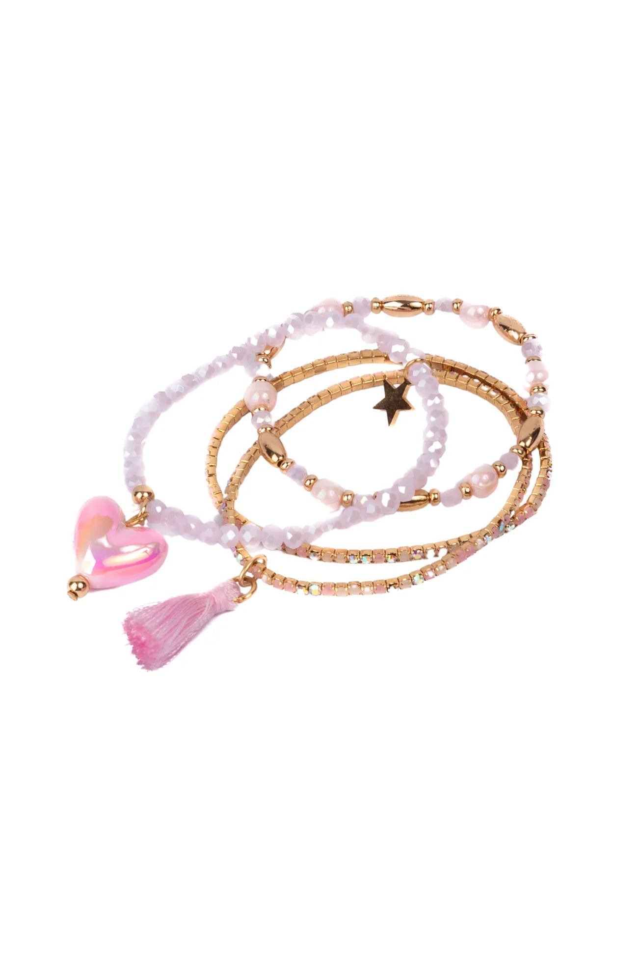 Boutique Luminescent Love Bracelet 4pc.
