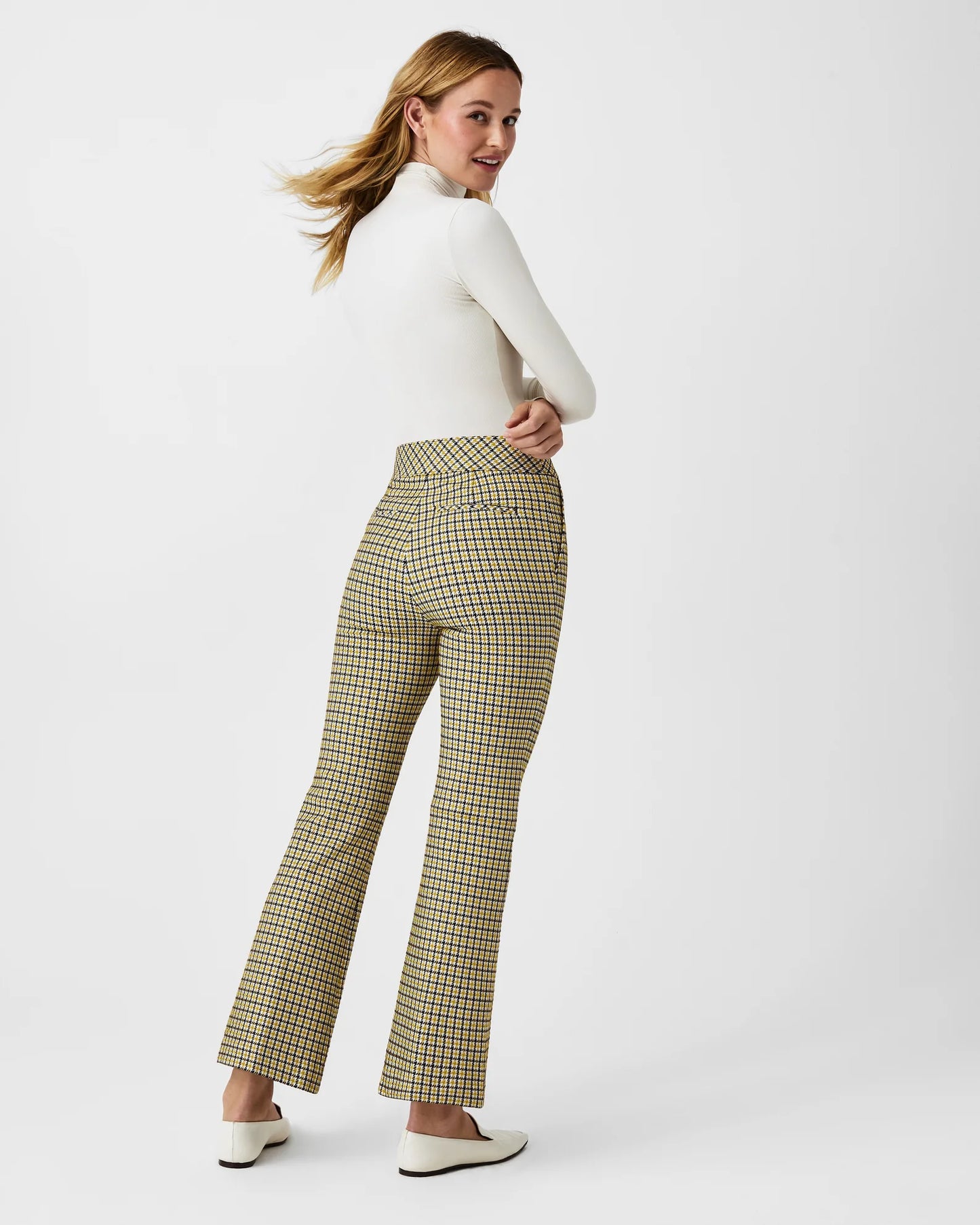 Spanx The Perfect Pant Kick Flare | Dijon Houndstooth
