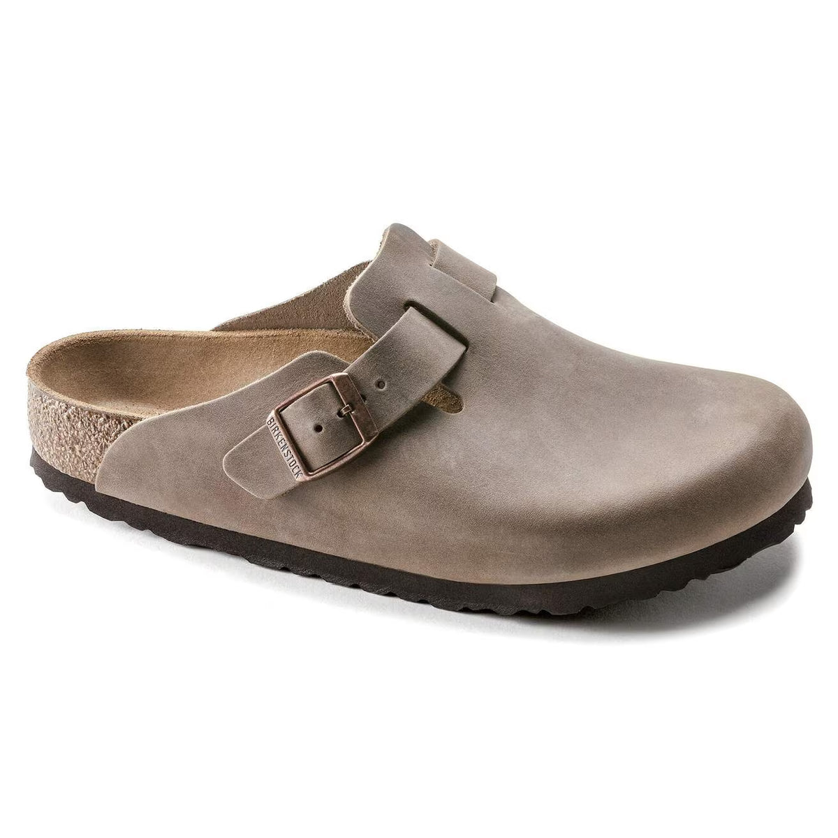 960811 Birkenstock Boston NU R | Oiled Tobacco