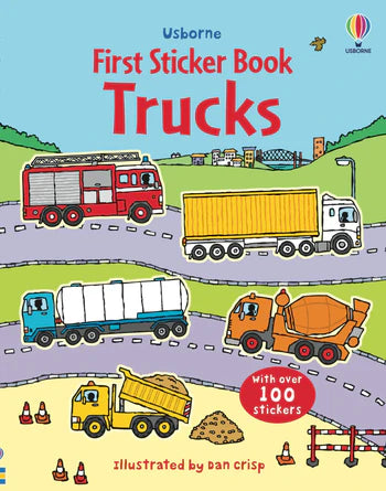 First Sticker Book Trucks