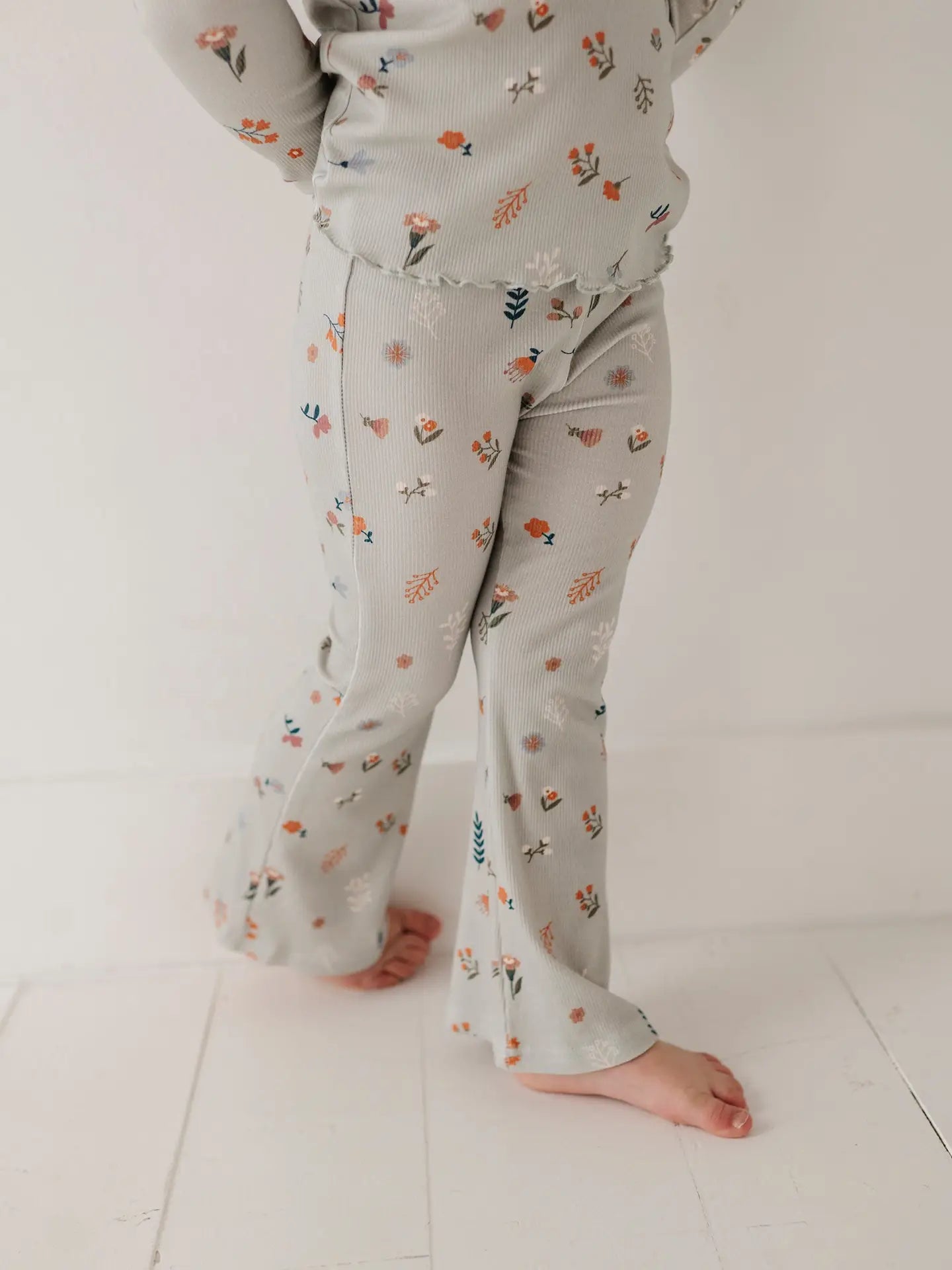 Babysprouts Flare Pants | Botanical