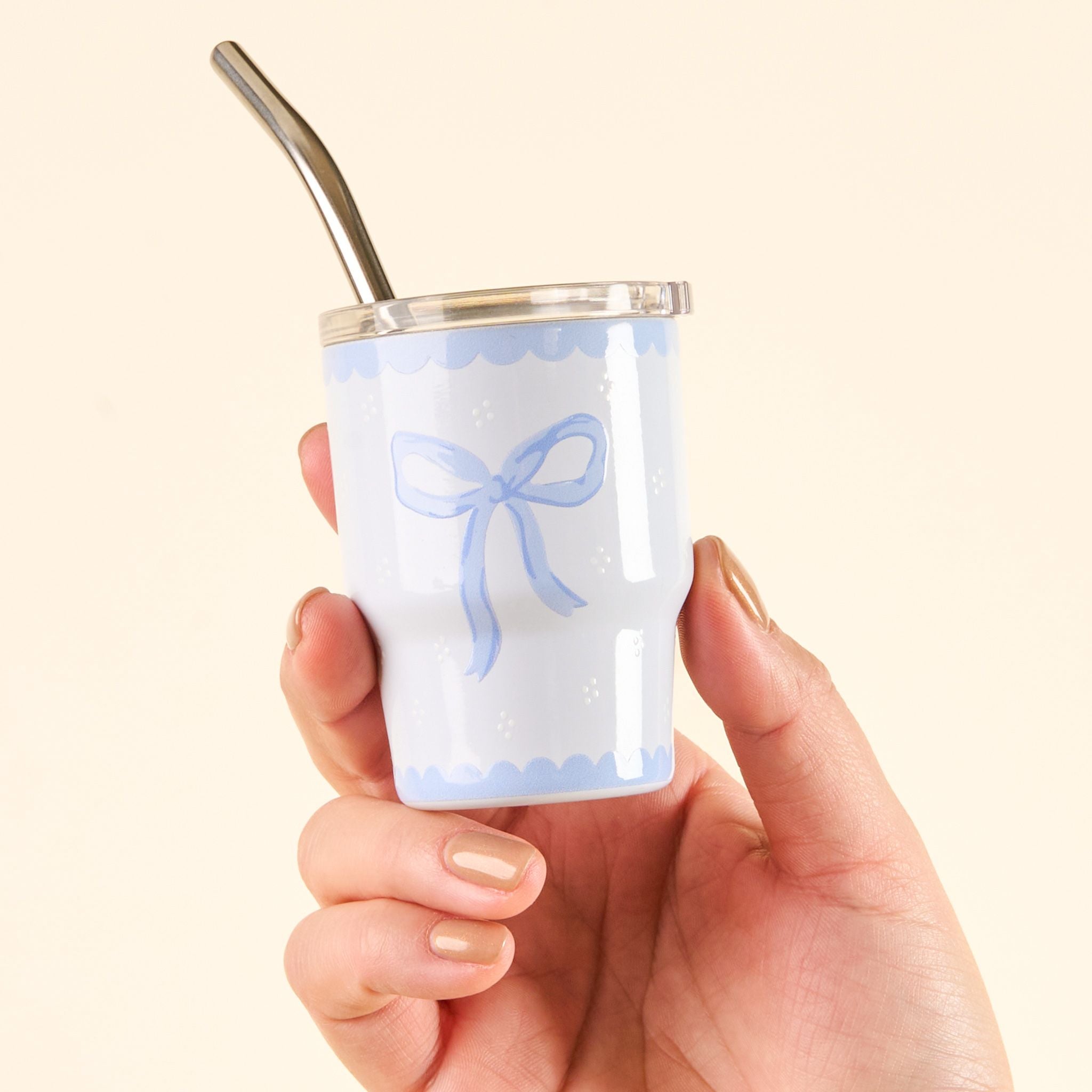 Mini Tumbler 2 oz. | Bow Blue