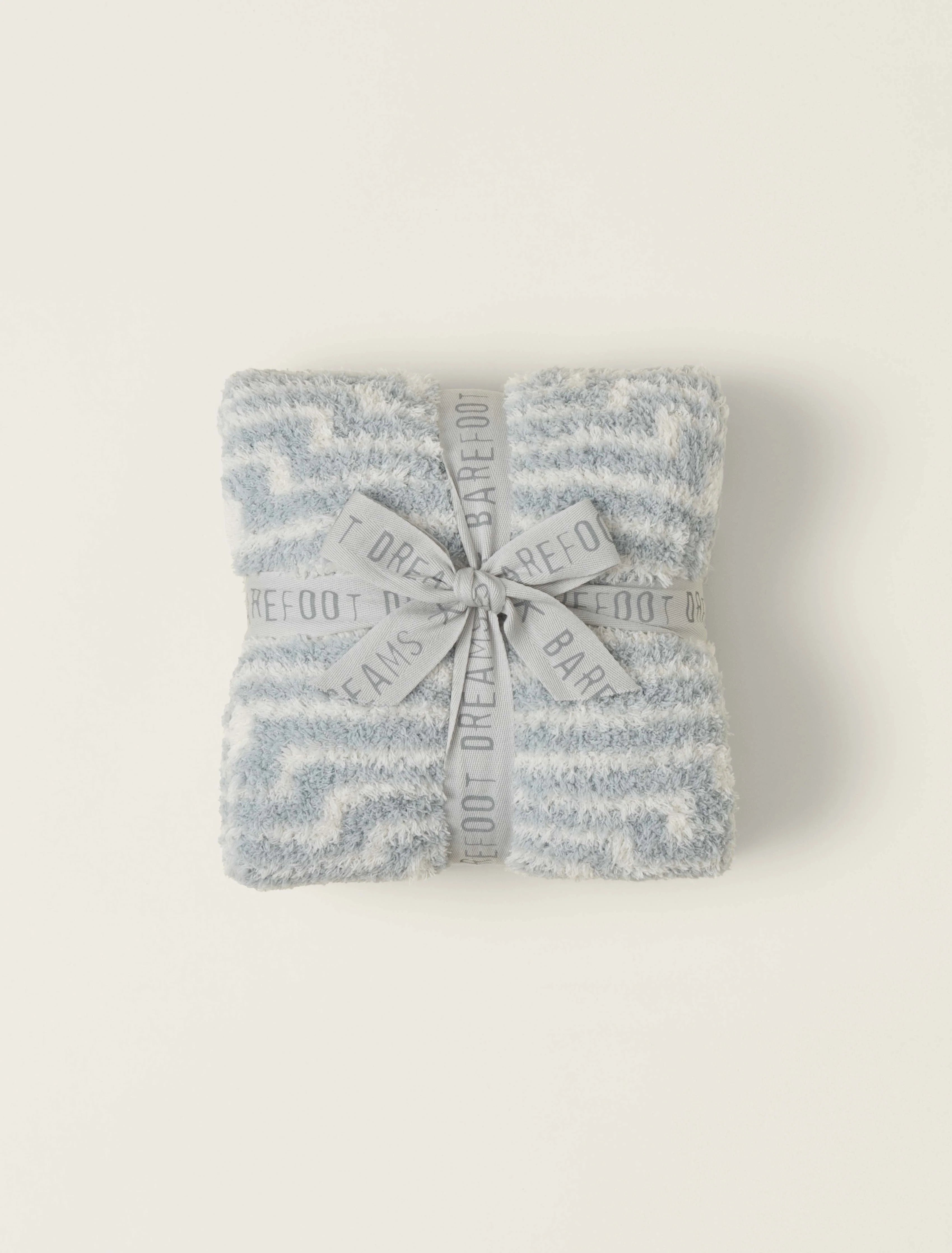 Barefoot Dreams Cozychic Geo Stripe Stroller Blanket | Blue Water