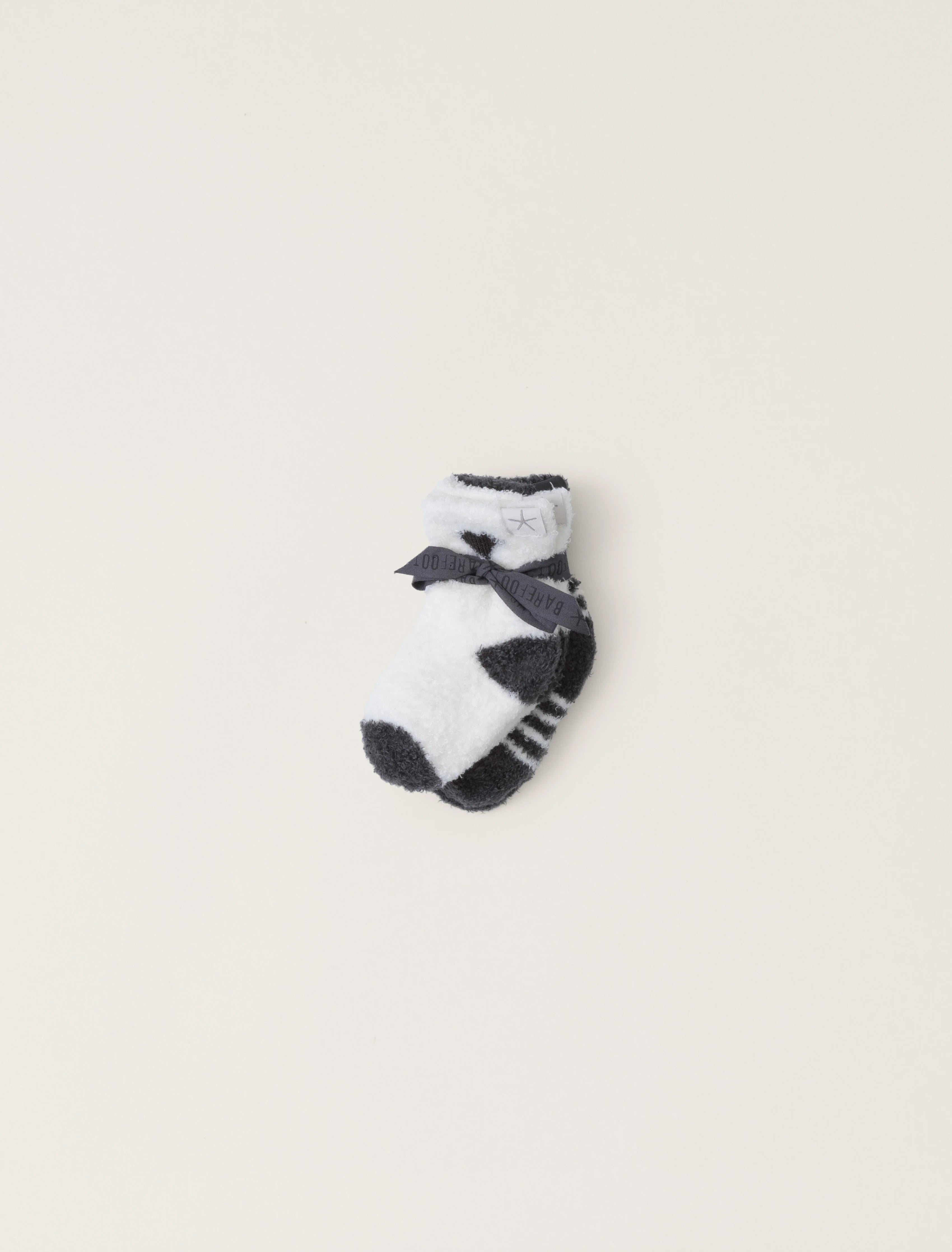 Barefoot Dreams Baby Heart Sock Set | Carbon/Pearl
