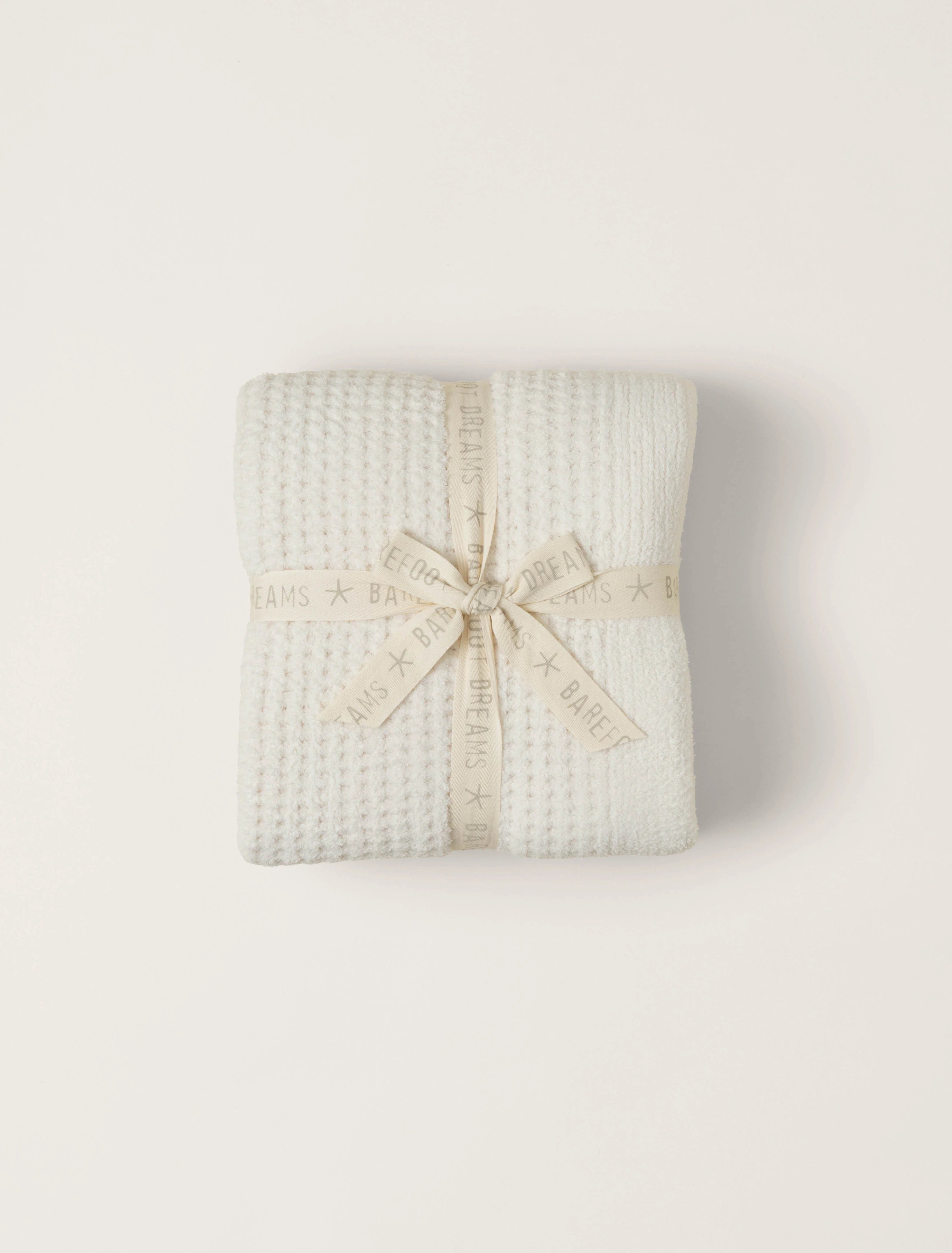 Barefoot Dreams Cozychic Waffle Throw 54"x72" | Cream