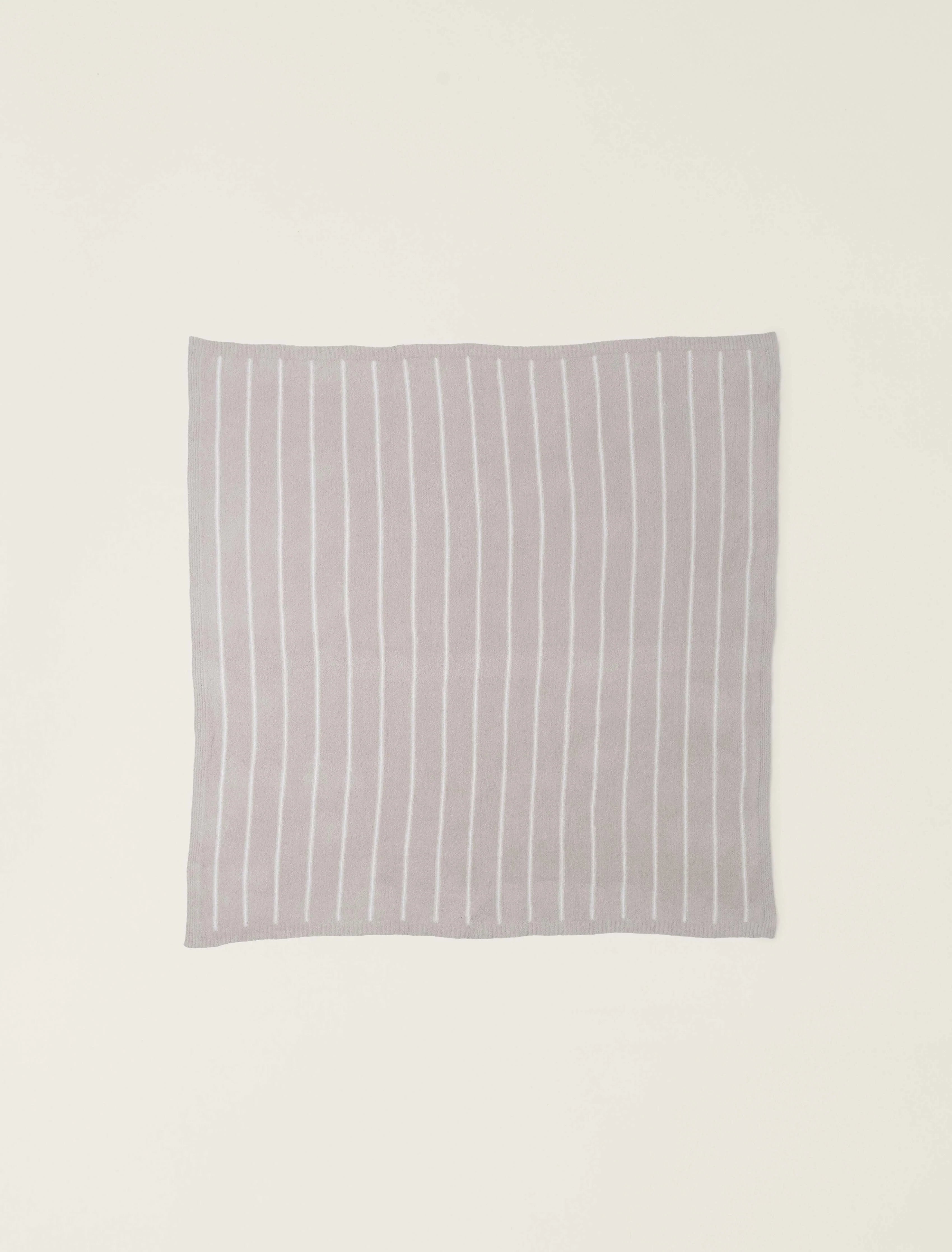 Barefoot Dreams Pinstripe Bed Blanket Full/Queen | Pearl Taupe