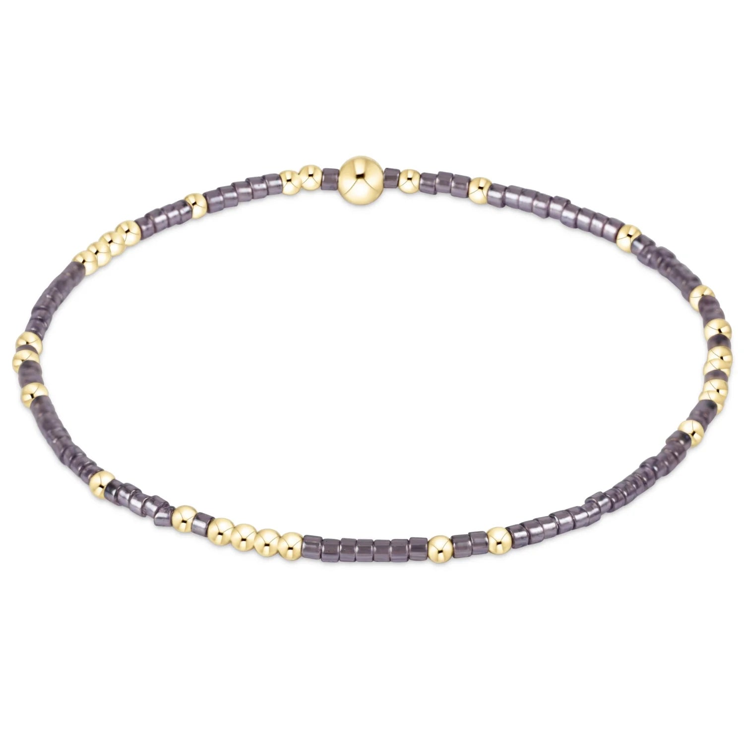 enewton Hope Unwritten 3mm Bead Bracelet | Taupe with a Twist