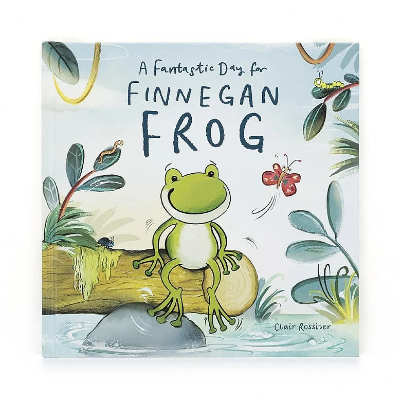 Jellycat a Fantastic Day for Finnegan Frog Book