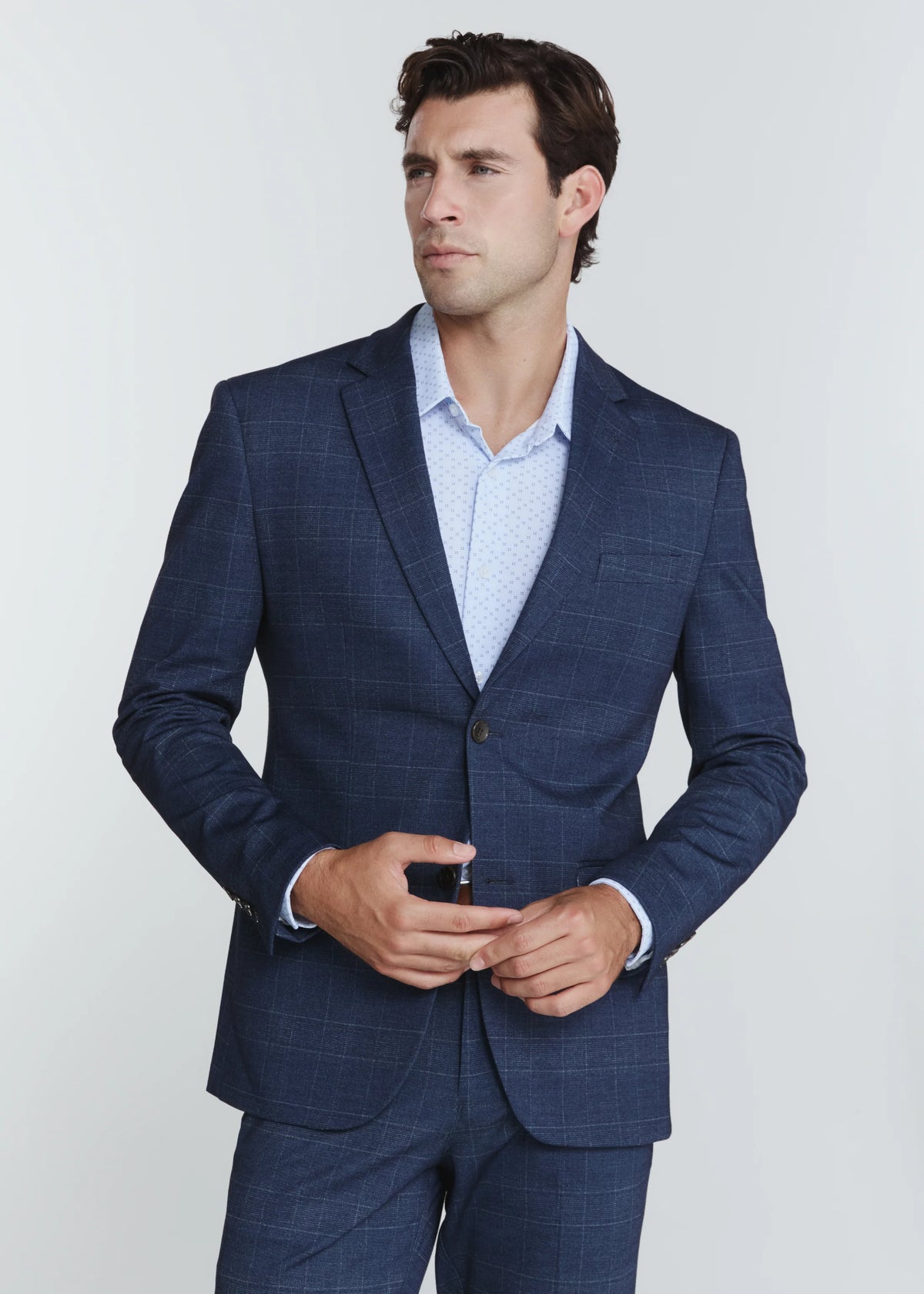 Alford Stretch Blazer | Blue