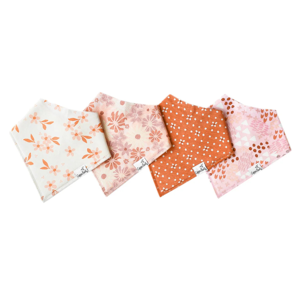 Copper Pearl Bandana Bib Set | Rue