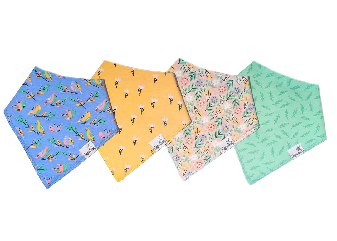 Copper Pearl Bandana Bib Set | Birdie