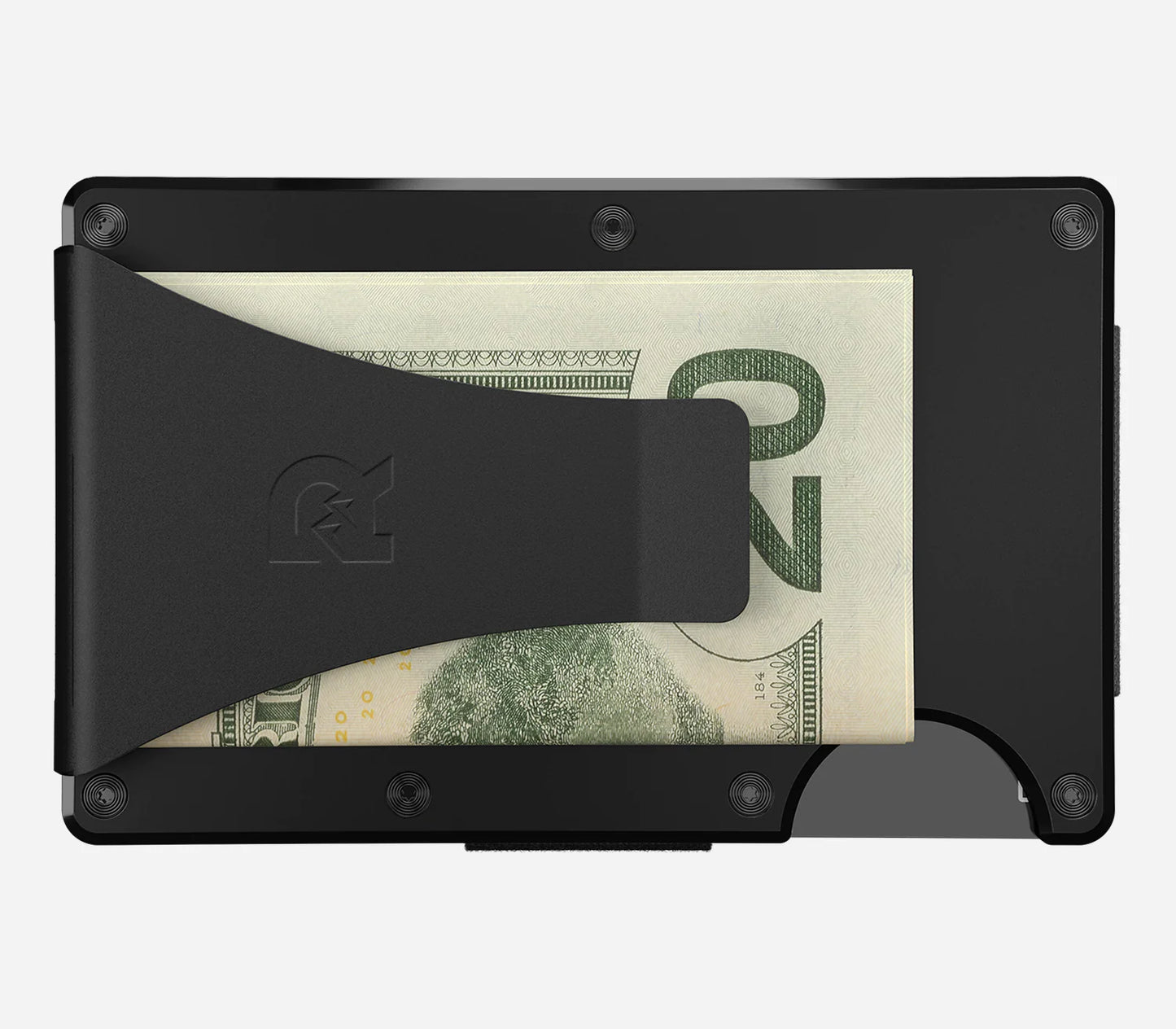 Ridge Wallet Money Clip | Royal Black