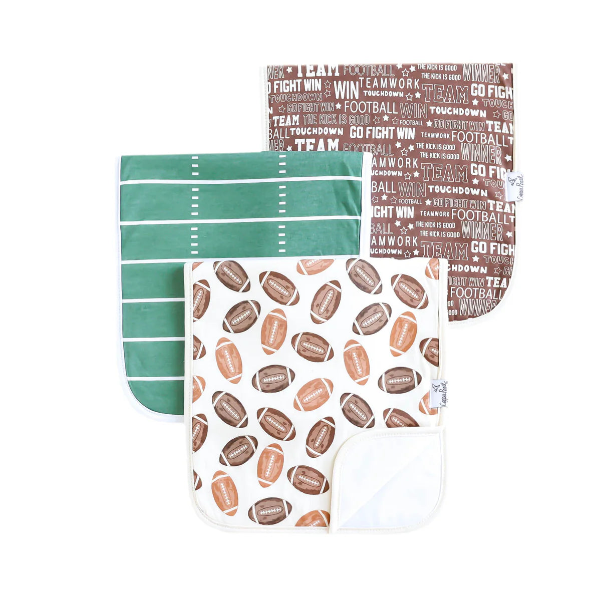 Copper Pearl Burp Cloth Set | Blitz