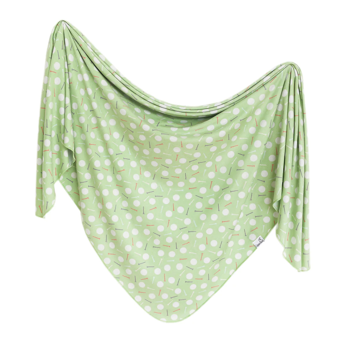 Copper Pearl Knit Swaddle Blanket Single | Bogey