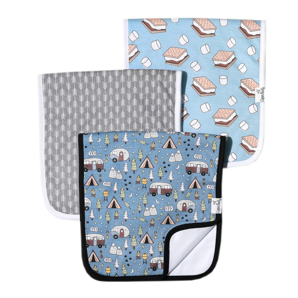 Copper Pearl Burp Cloth Set | Bridger