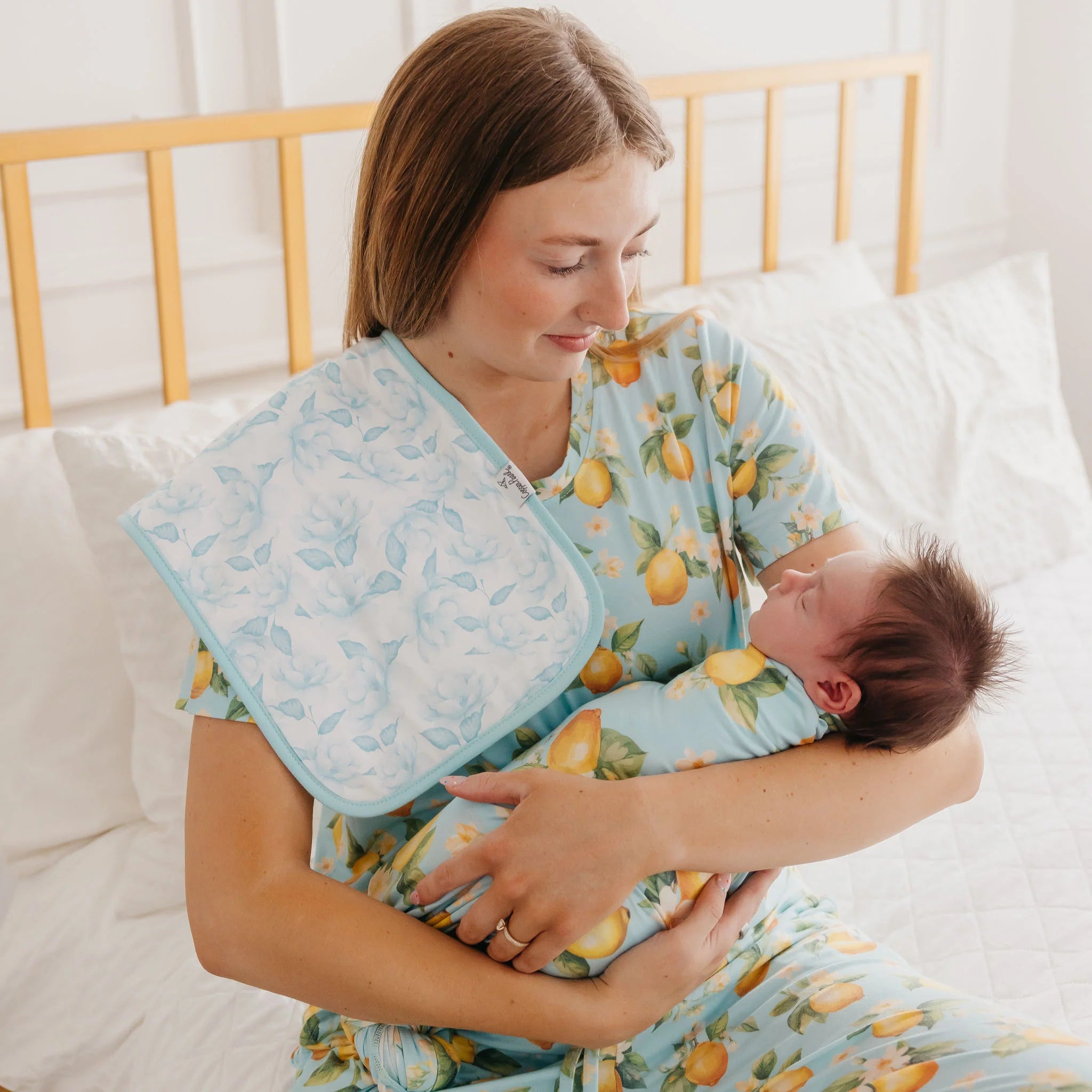 Copper Pearl Burp Cloth Set | Melody
