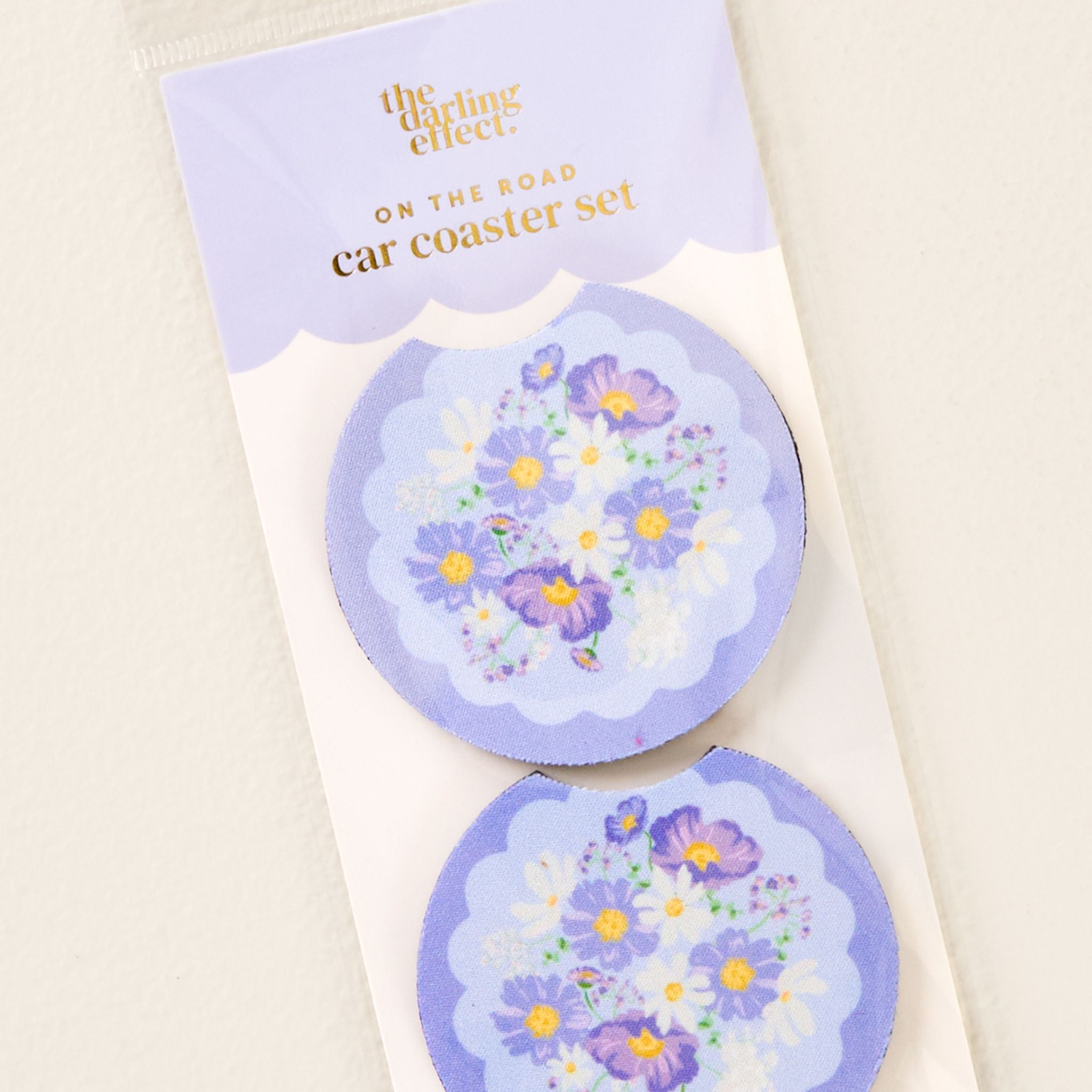 Car Coasters | Bouquet Beauty Purple