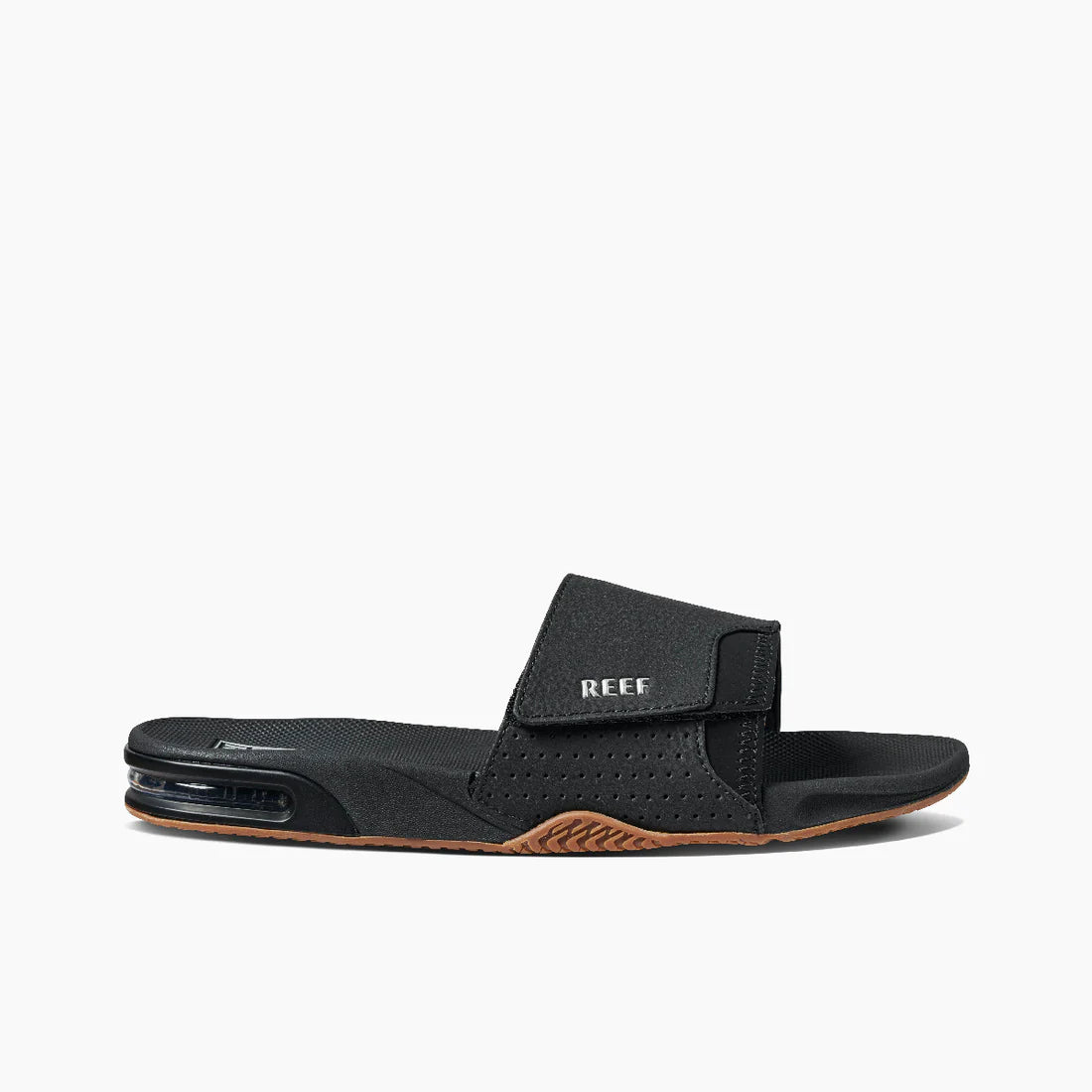 Reef Men's Fanning Slide | Black/Silver