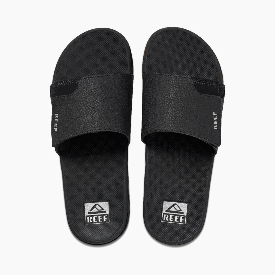 Reef Men's Fanning Slide | Black/Silver