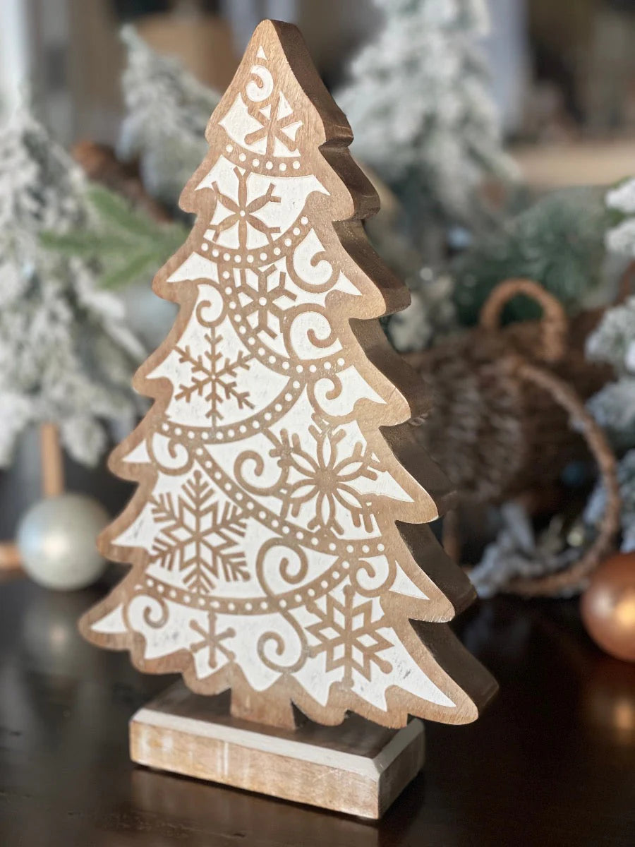 CL-2430 Snowflake Carved Mango Tree