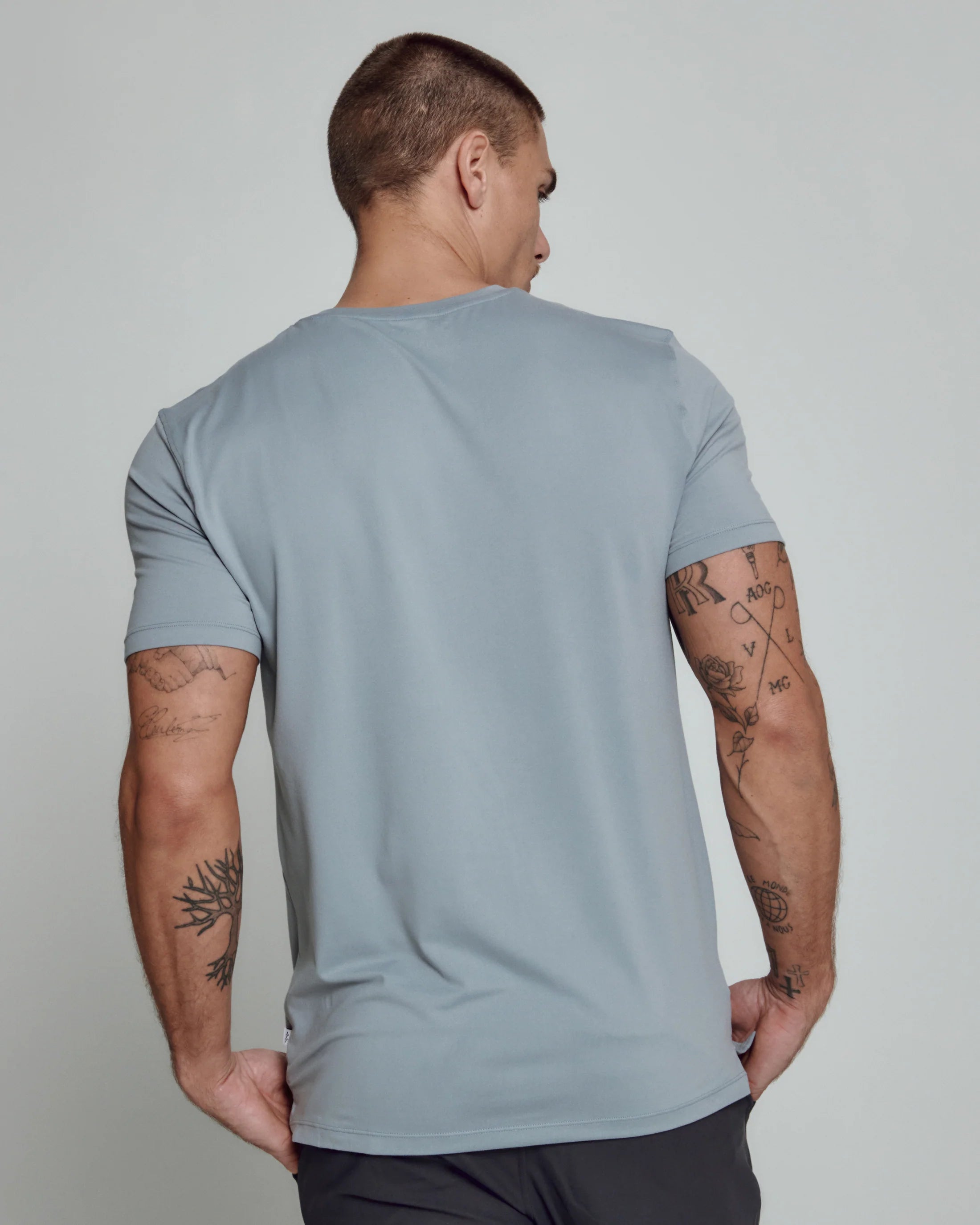 Core Crew Neck Tee | Harbor Mist