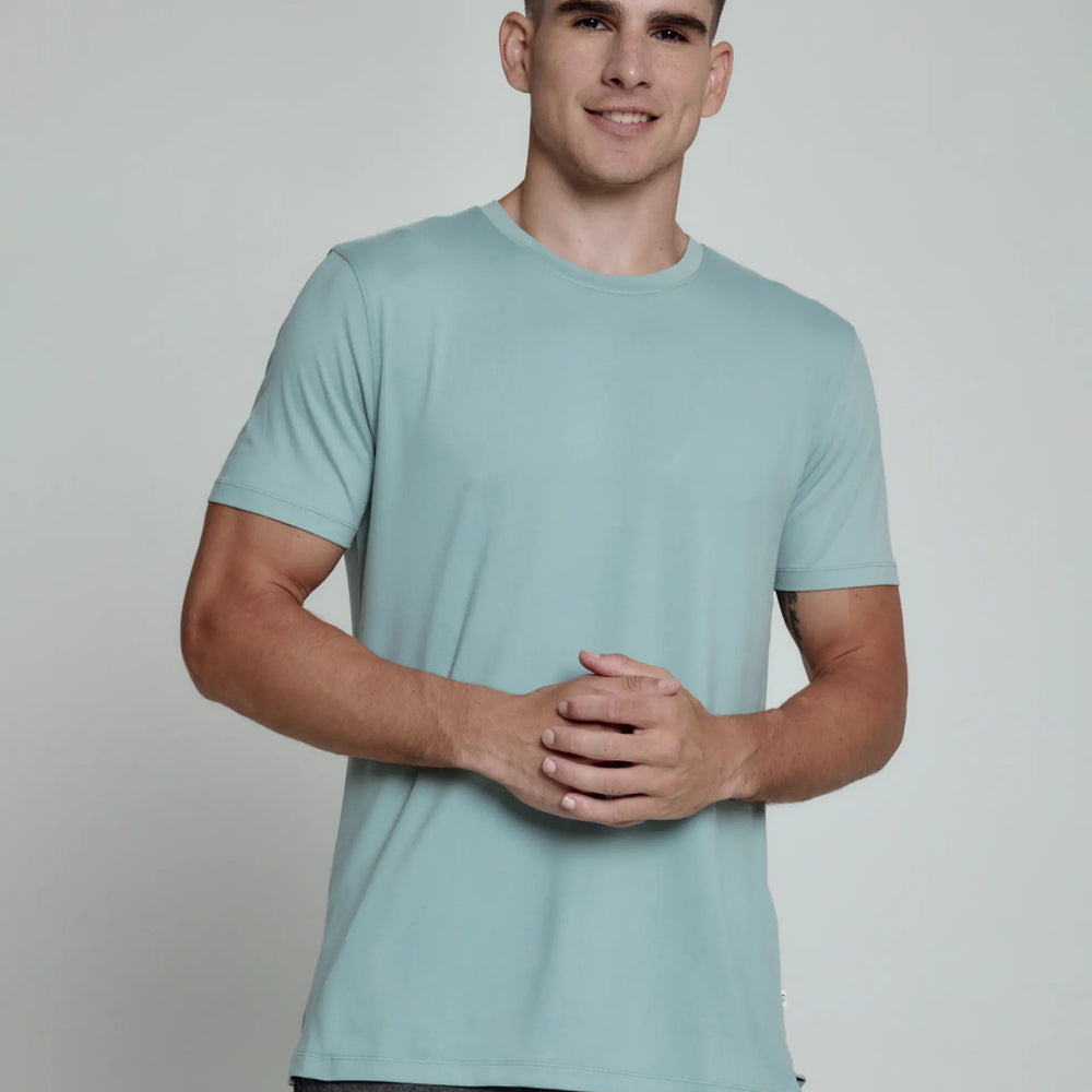 Core Crew Neck Tee | Seafoam