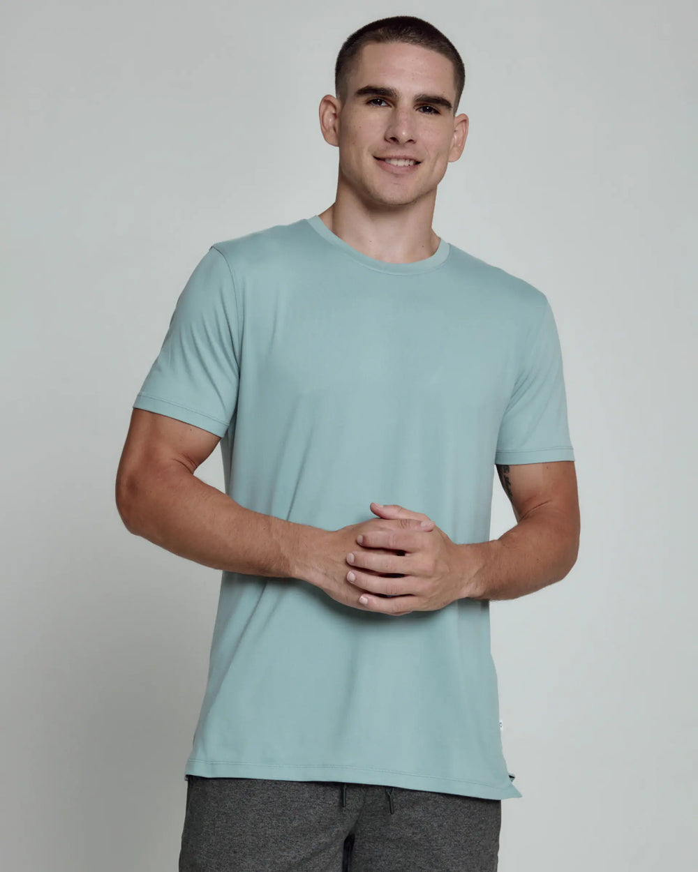 Core Crew Neck Tee | Seafoam