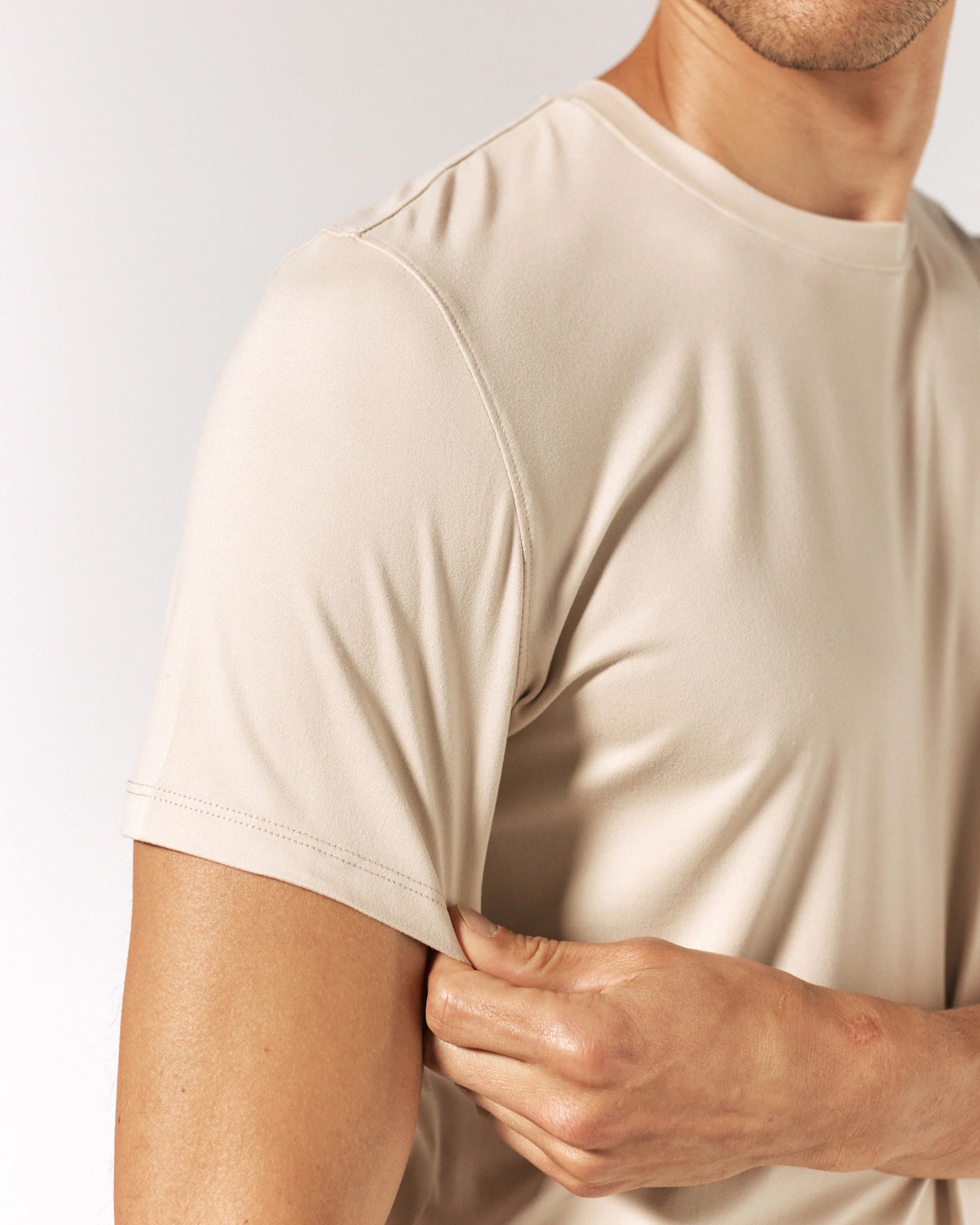Core Crew Neck Tee | Wheat