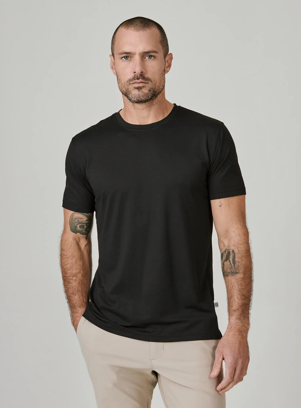 Core Crew Neck Tee | Black