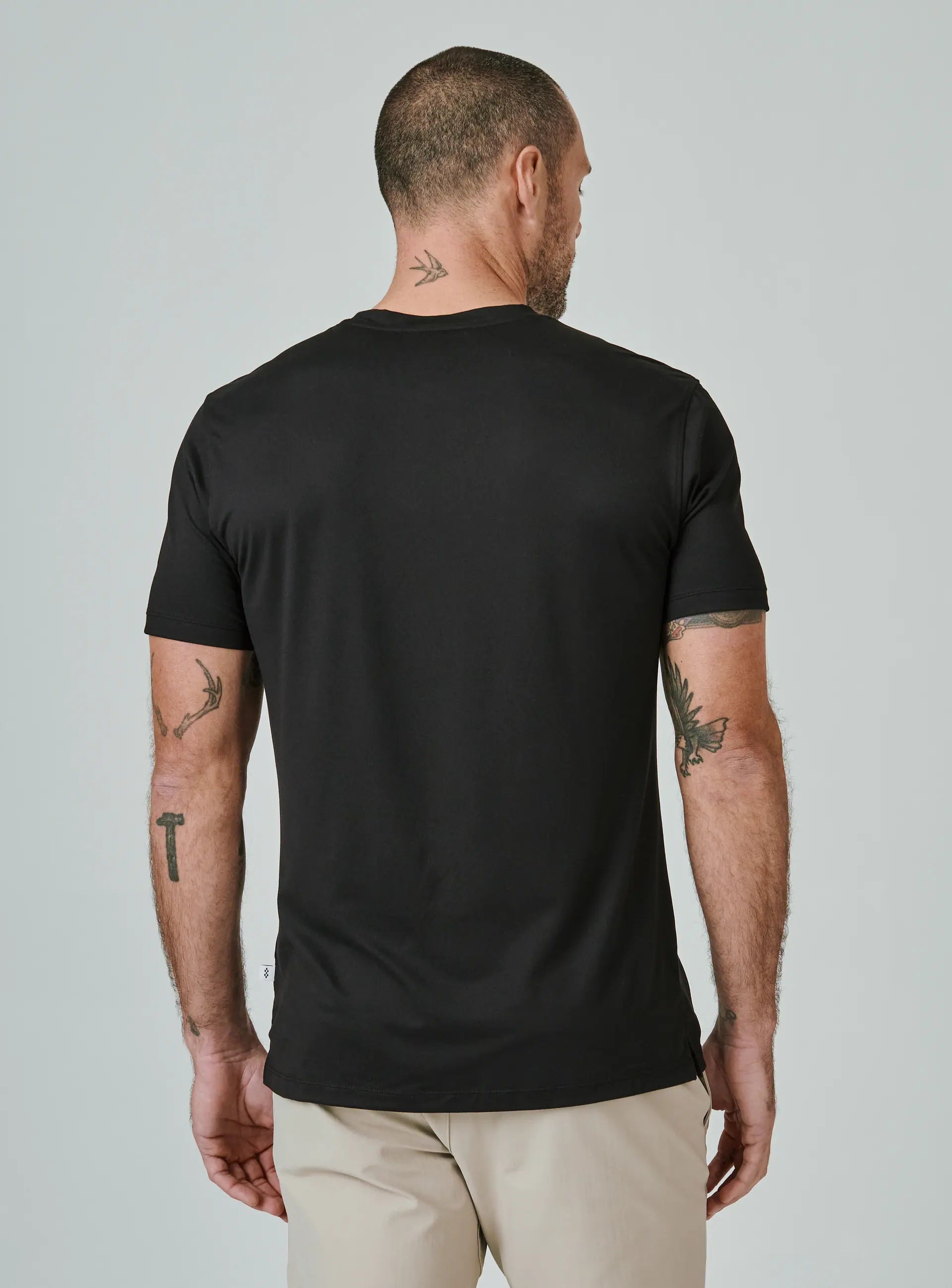 Core Crew Neck Tee | Black