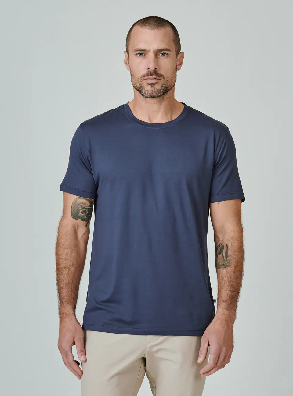 Core Crew Neck Tee | Island Blue