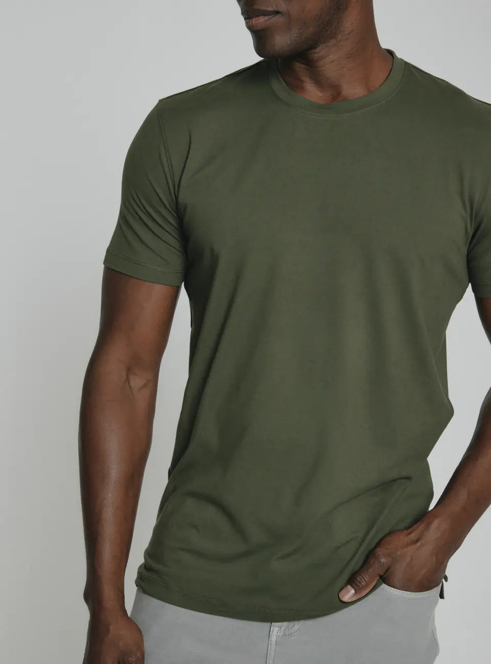 Core Crew Neck Tee | Olive