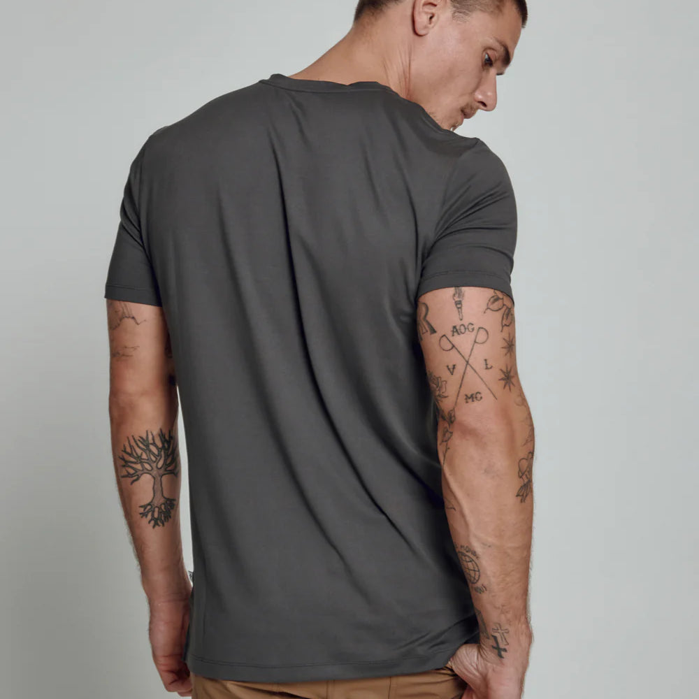 Core V-Neck Tee | Graphite