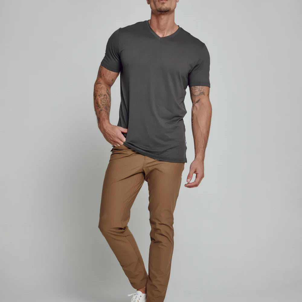 
                      
                        Core V-Neck Tee | Graphite
                      
                    