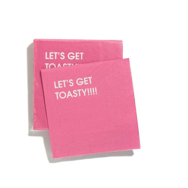 Let's Get Toasty Cocktail Napkin