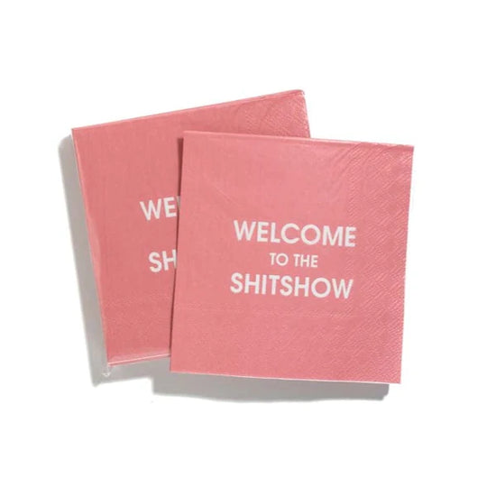 Welcome To The Shitshow Cocktail Napkin